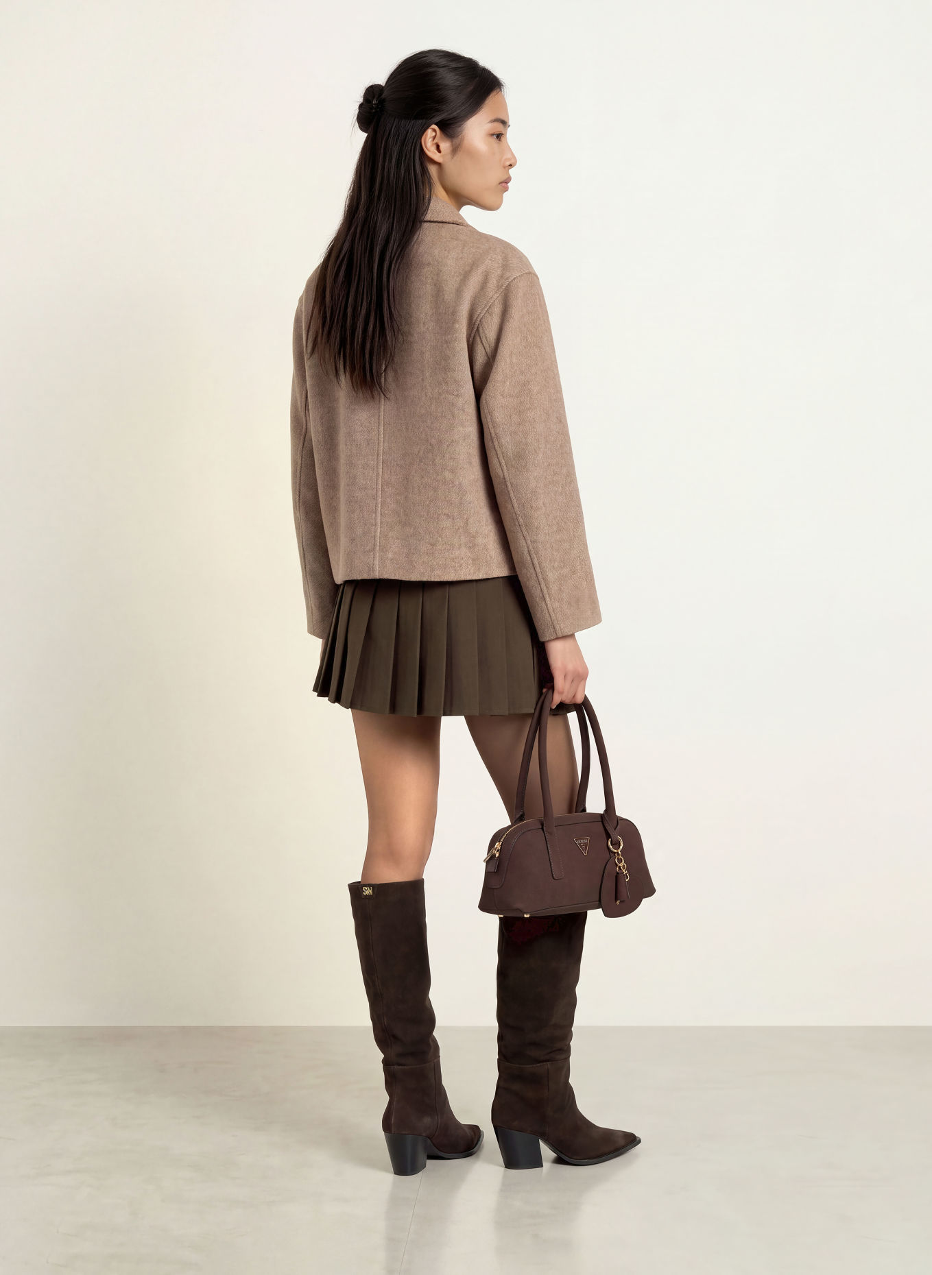 NEO NOIR Veste boxy HAMRA: BEIGE