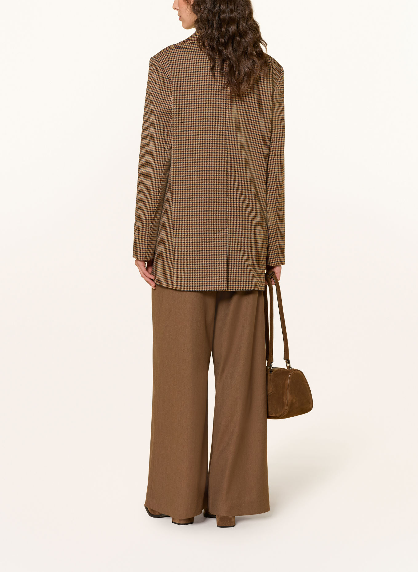 MARC AUREL Longblazer: BEIGE / BRAUN / DUNKELBLAU