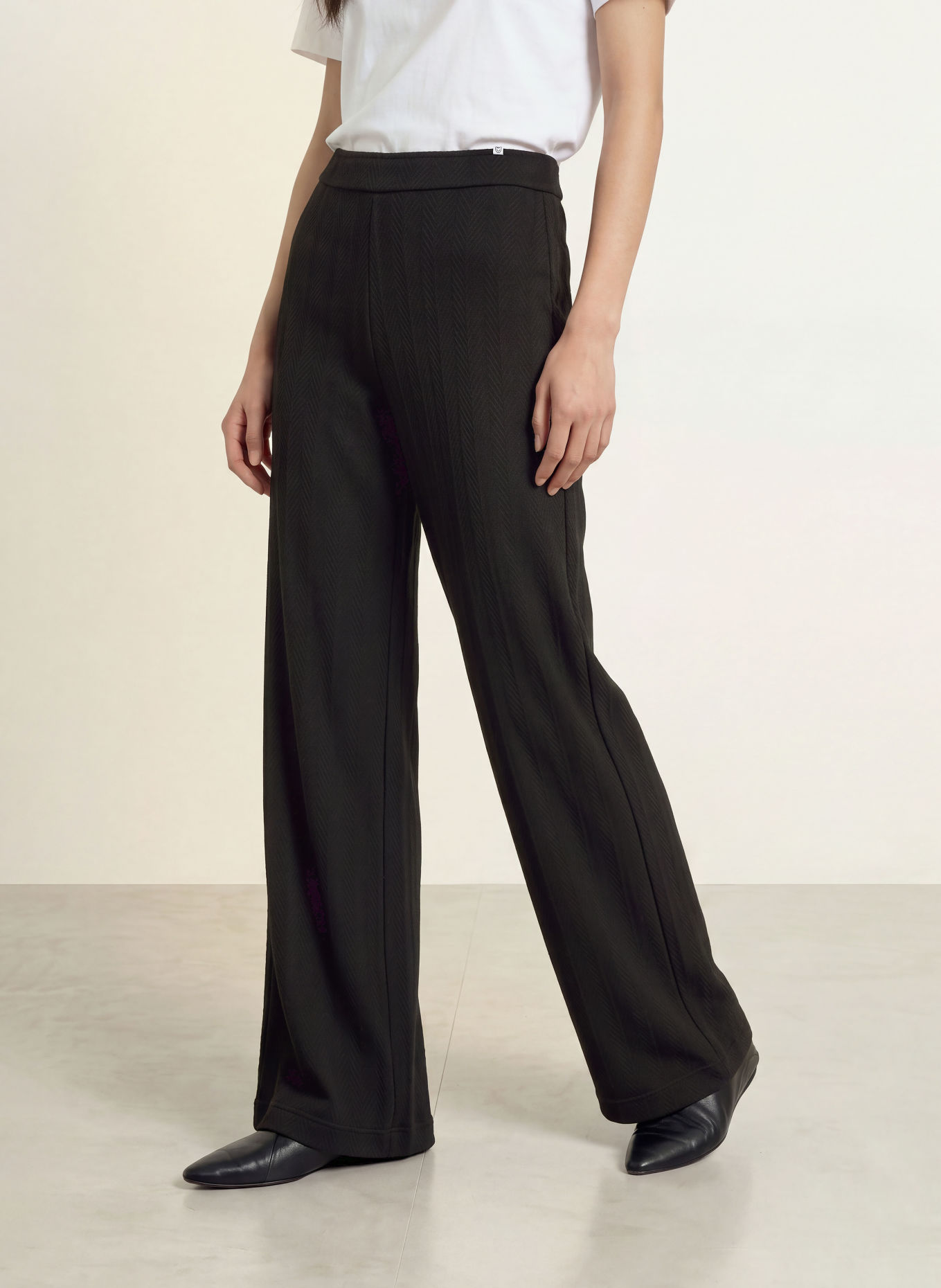 PNTS Strickhose THE RAVER: SCHWARZ