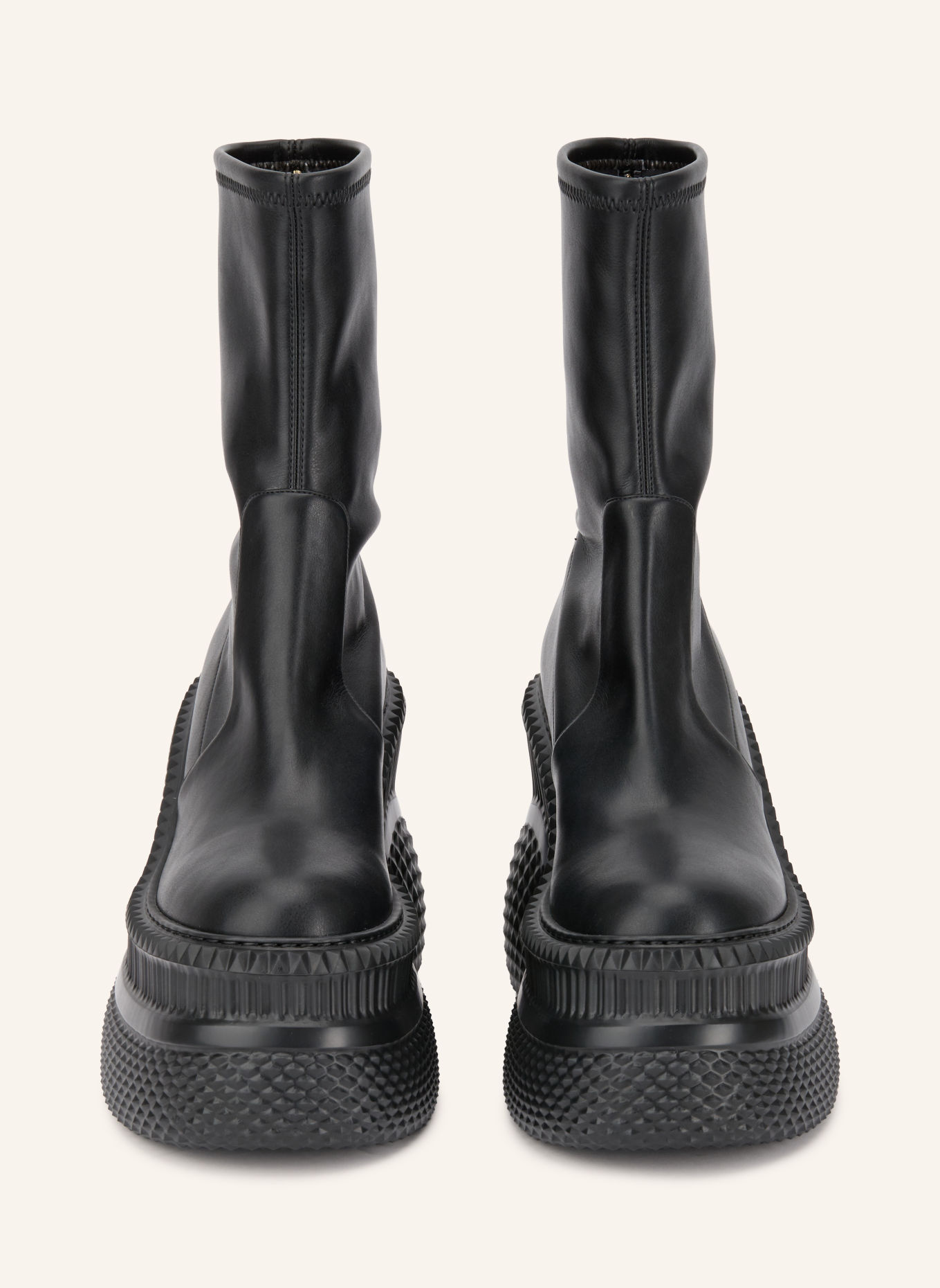 CASADEI Plateau-Boots: SCHWARZ