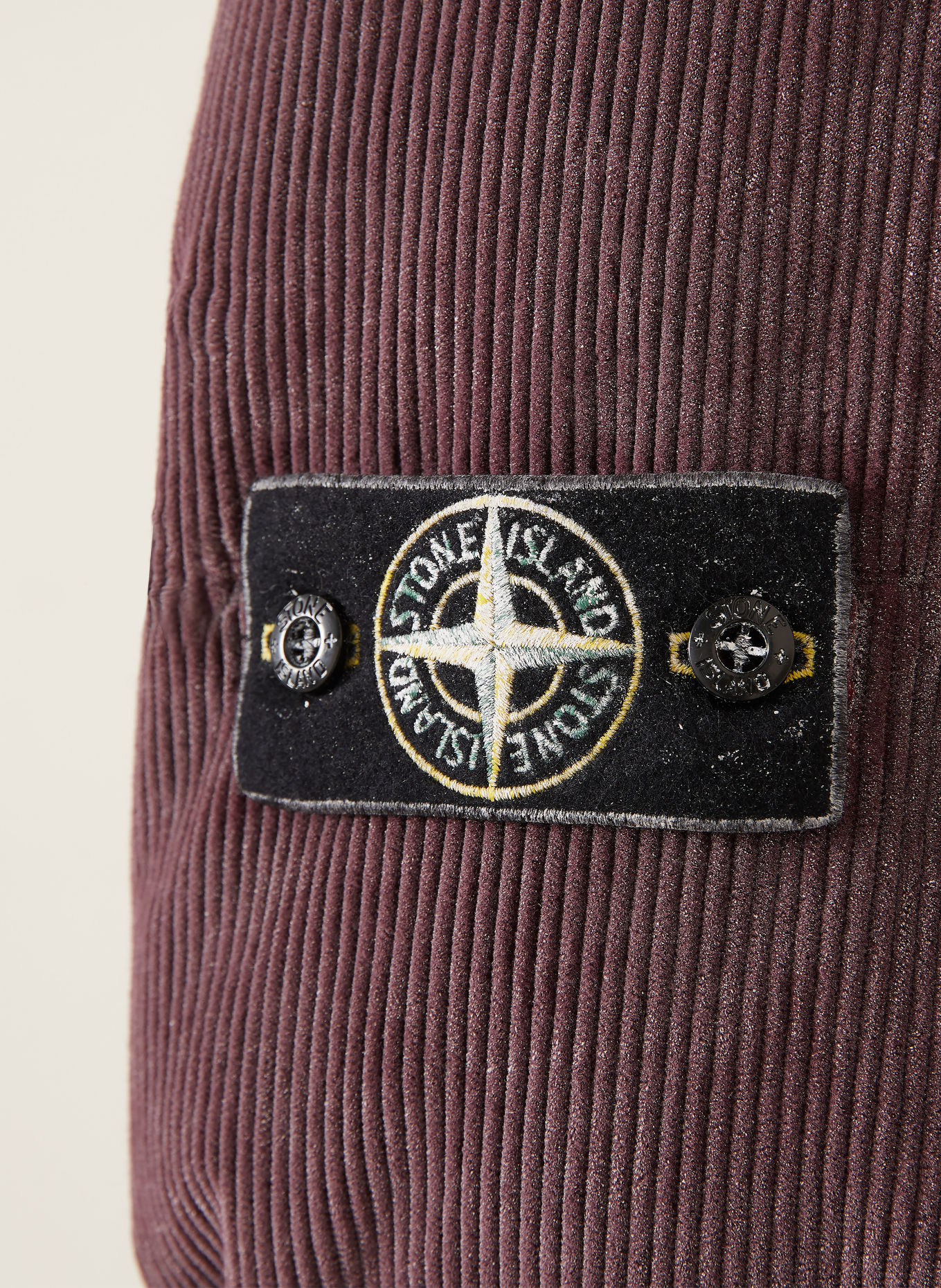 STONE ISLAND Daunenjacke aus Cord: ALTROSA