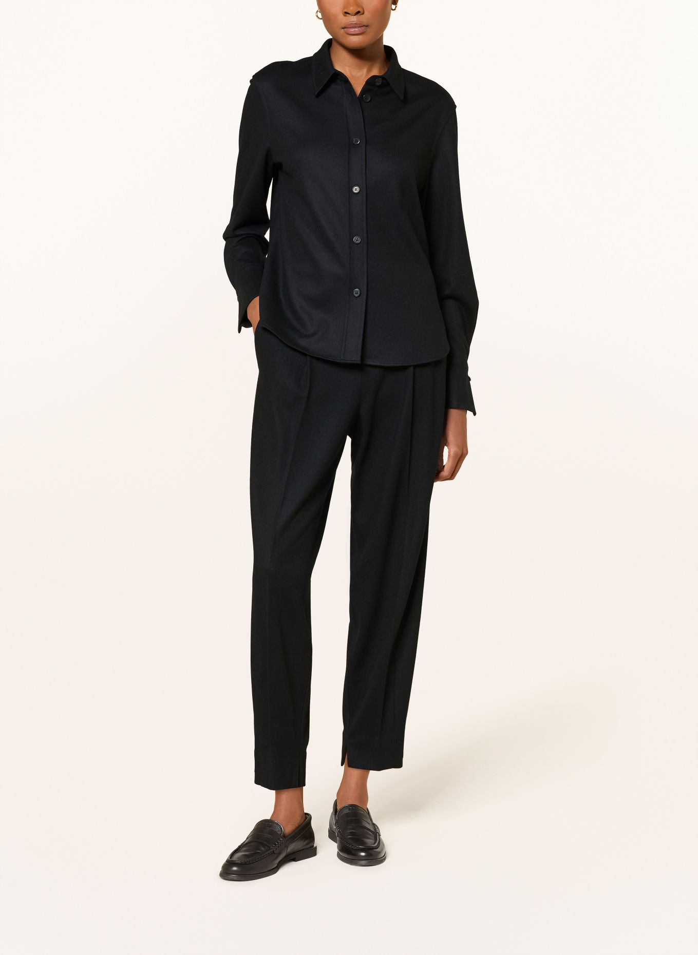 windsor. Jersey shirt blouse: BLACK