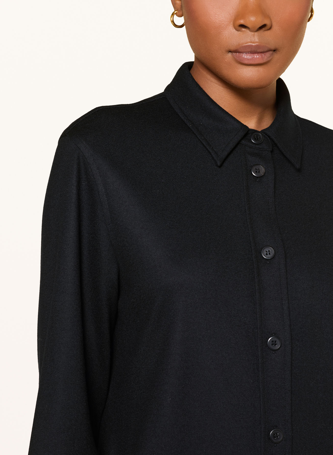 windsor. Jersey shirt blouse: BLACK