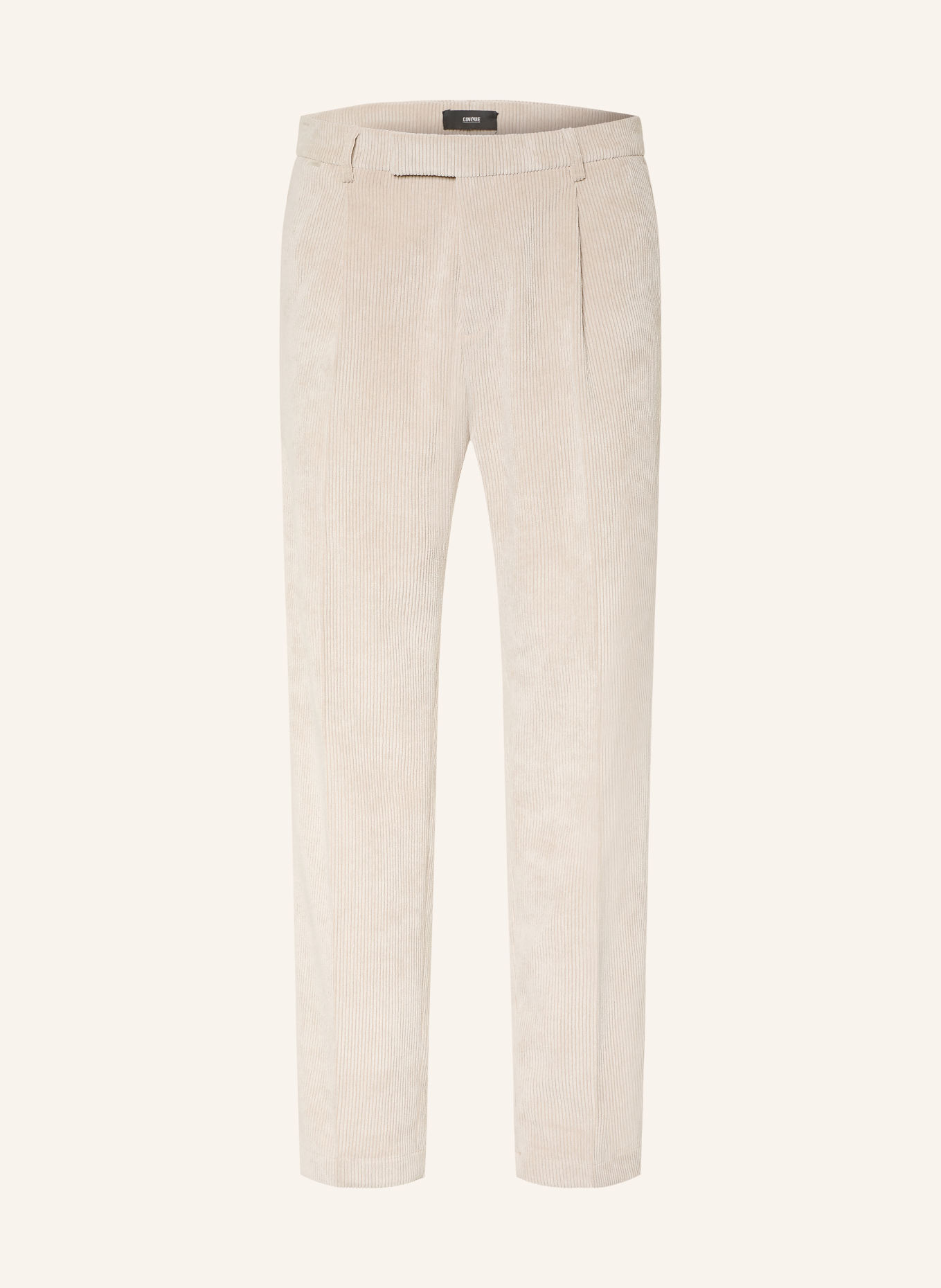 CINQUE Anzughose CISALTO Tapered Fit aus Cord: 22 hellbraun