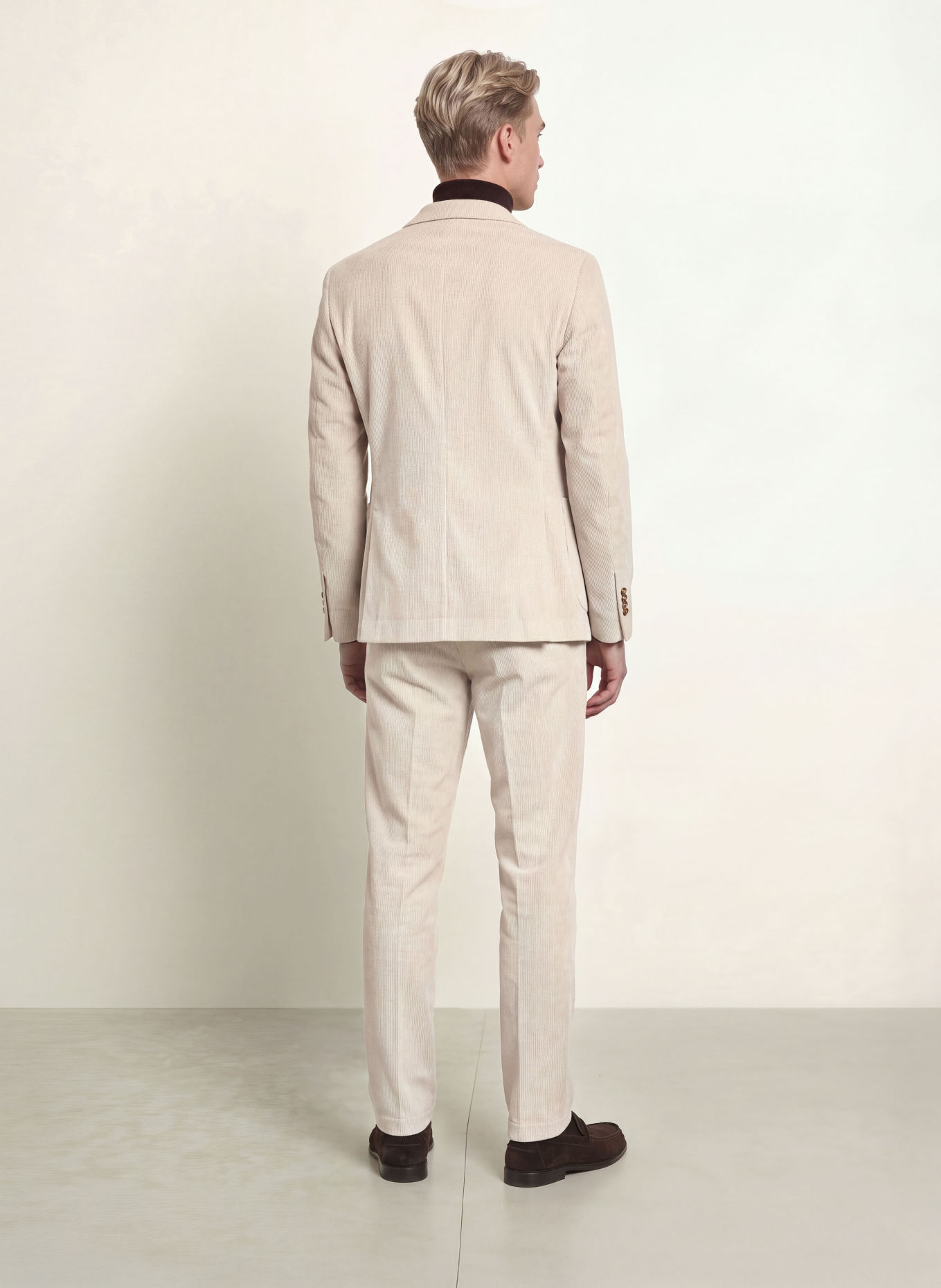 CINQUE Anzughose CISALTO Tapered Fit aus Cord: 22 hellbraun