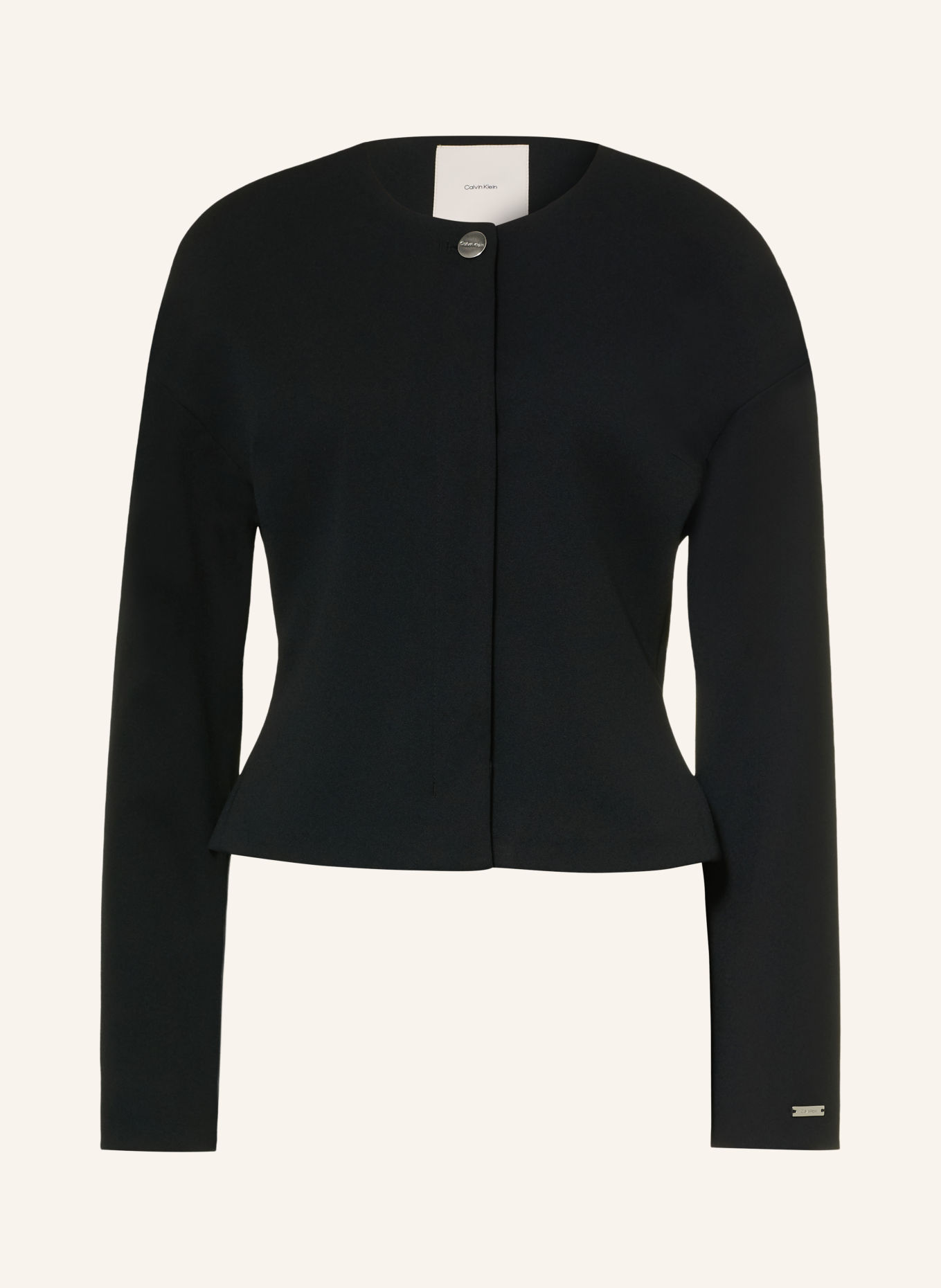 Calvin Klein Kastenjacke: SCHWARZ