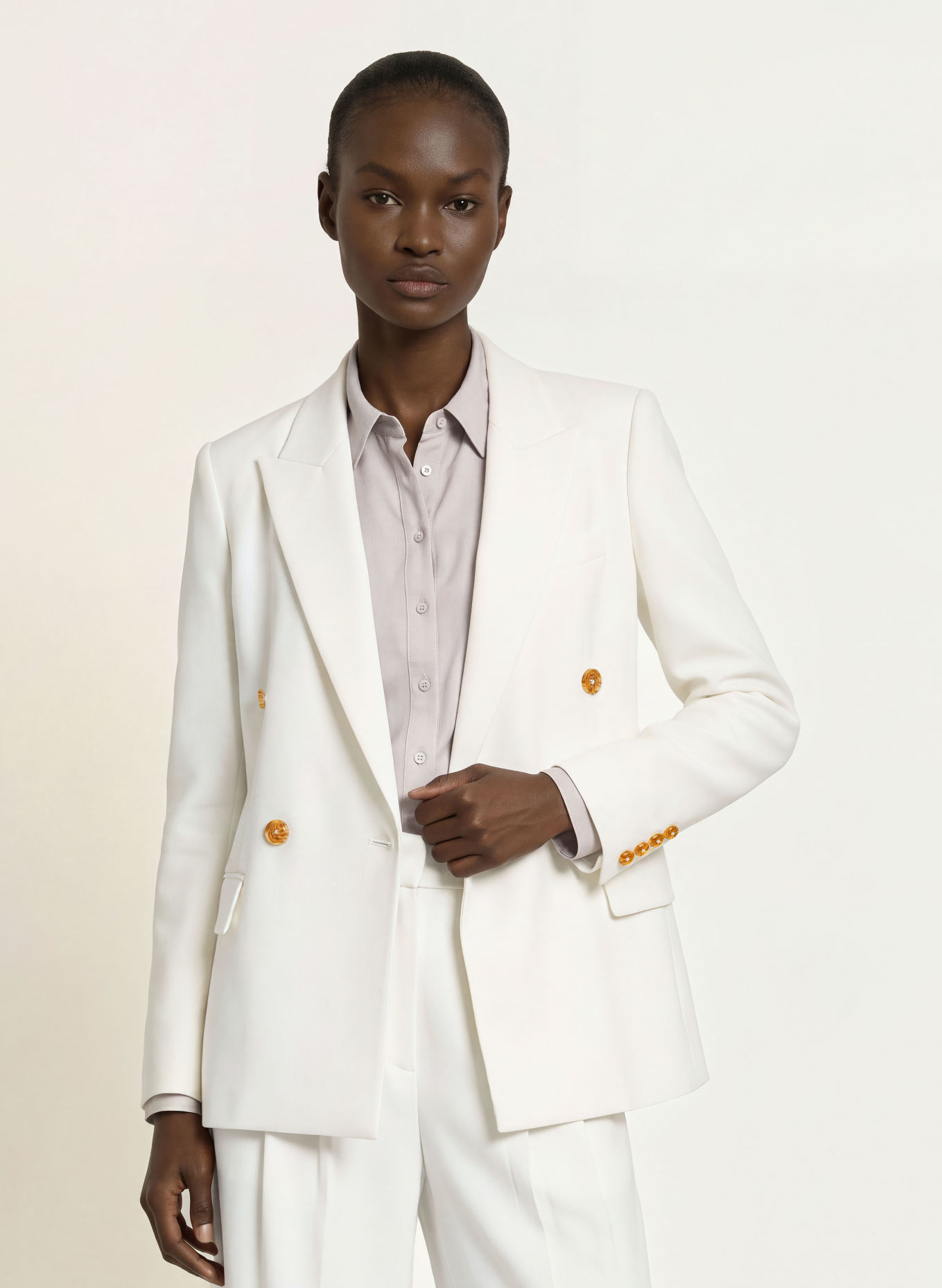 Calvin Klein Blazer EFFORTLESS: BLANC