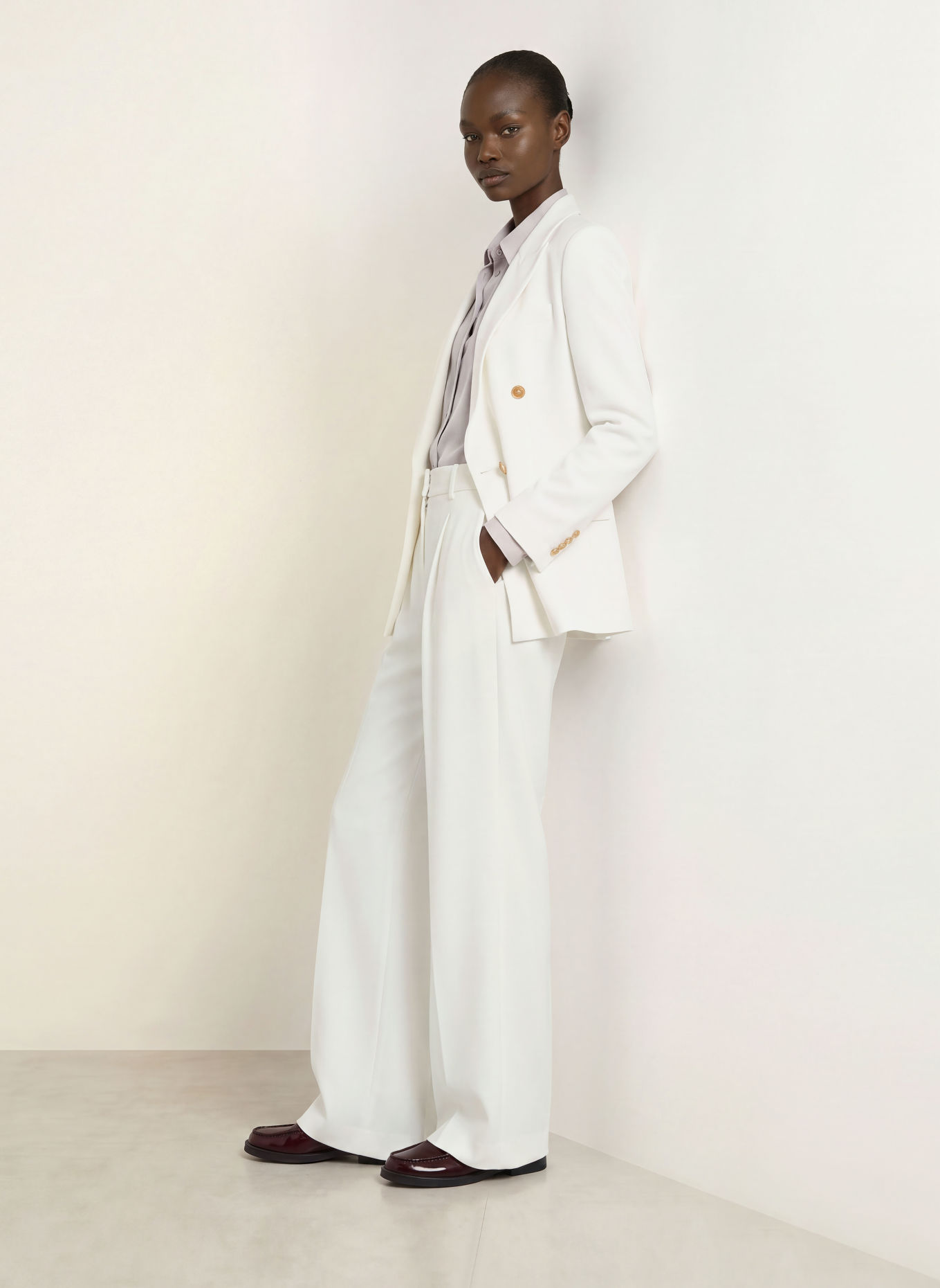 Calvin Klein Blazer EFFORTLESS: BLANC