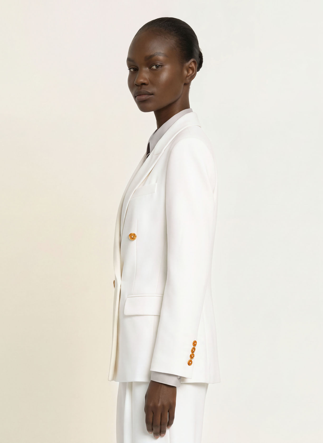 Calvin Klein Blazer EFFORTLESS: BLANC