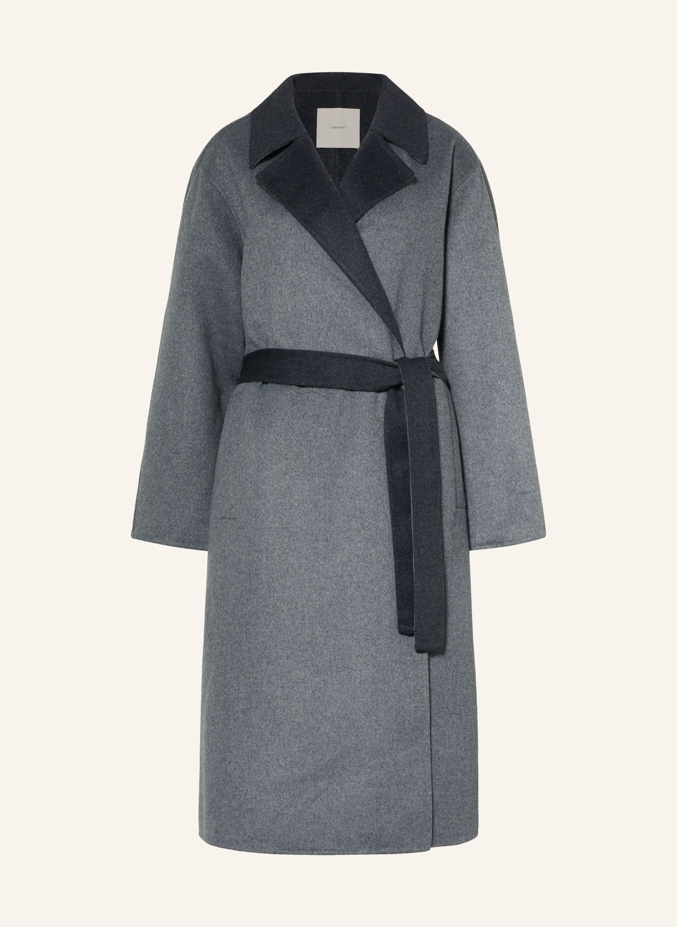 Calvin Klein Coat: GRAY