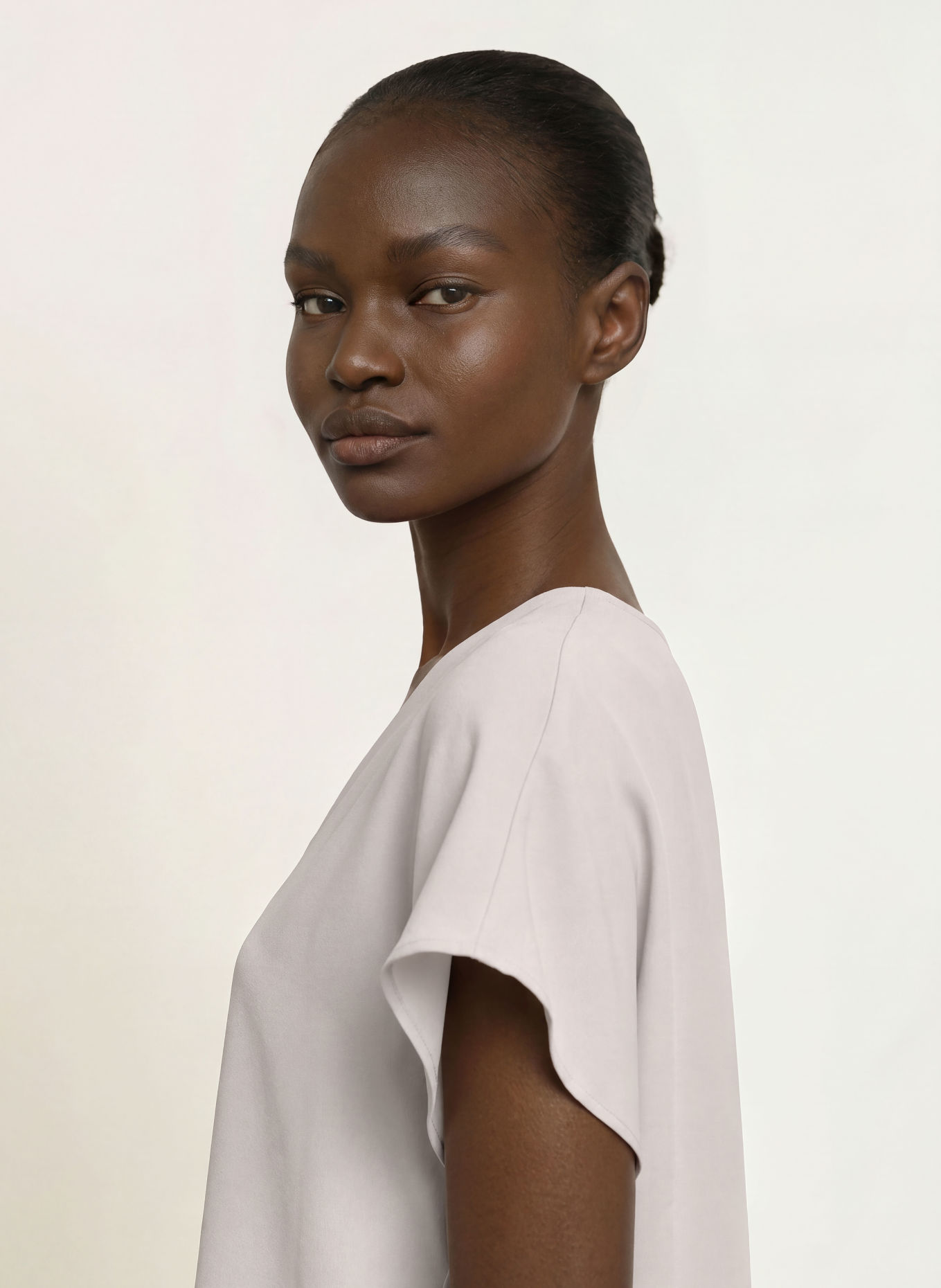 Calvin Klein Košilová halenka: SVĚTLE FIALOVÁ