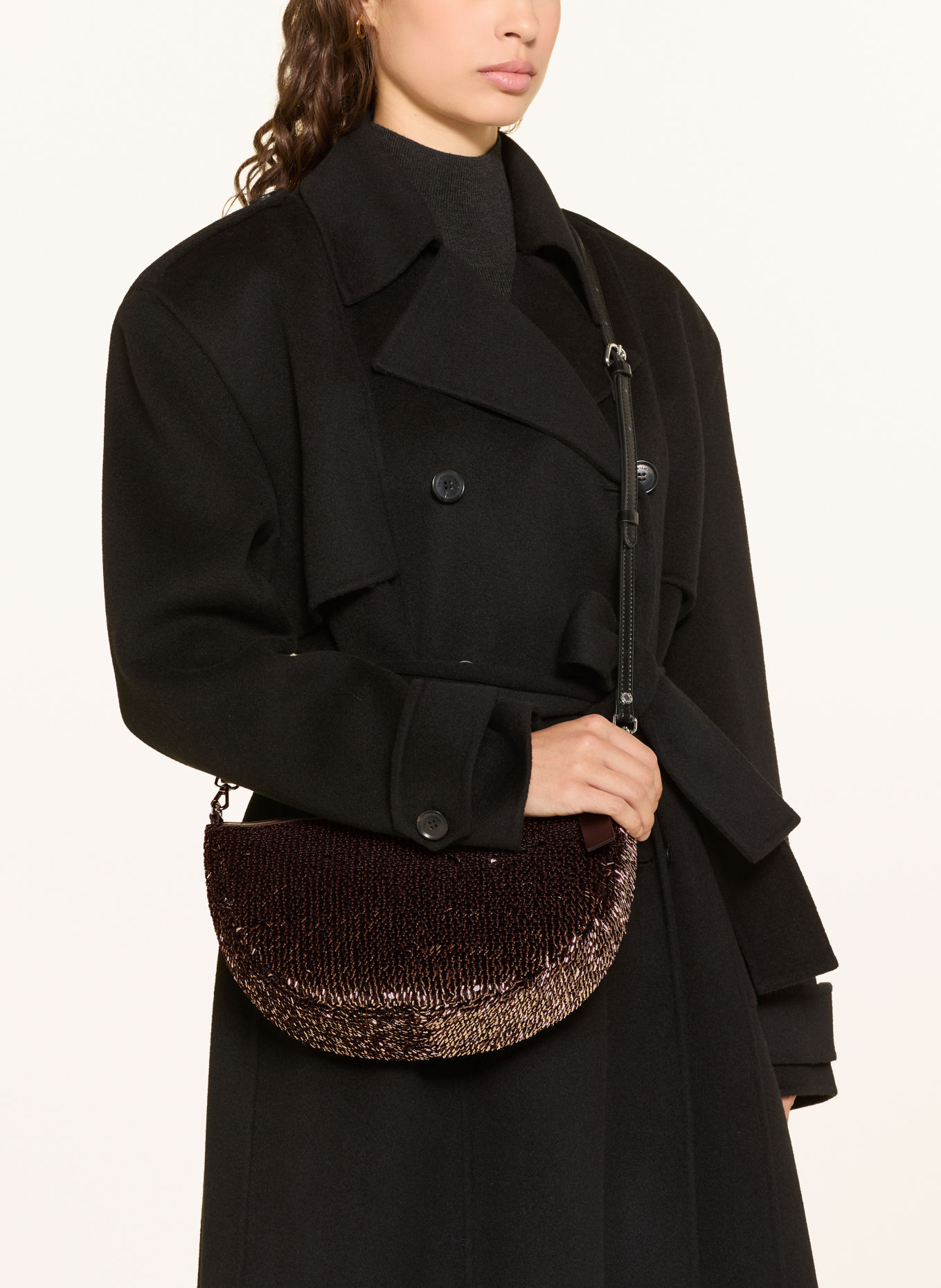 GIANNI CHIARINI CLEO Handbag: DARK BROWN