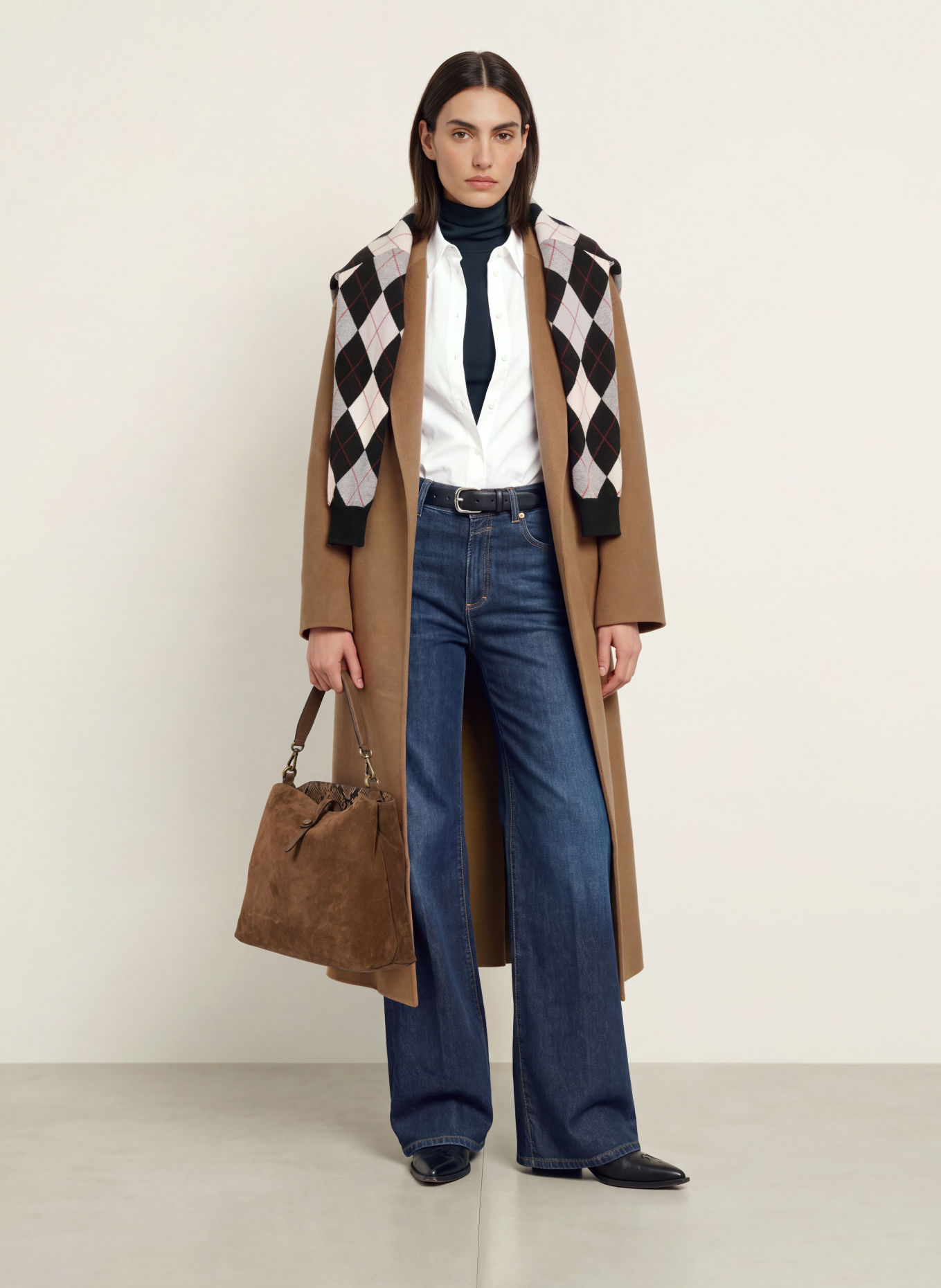 GIANNI CHIARINI FIONA MEDIUM Bucket bag: BROWN