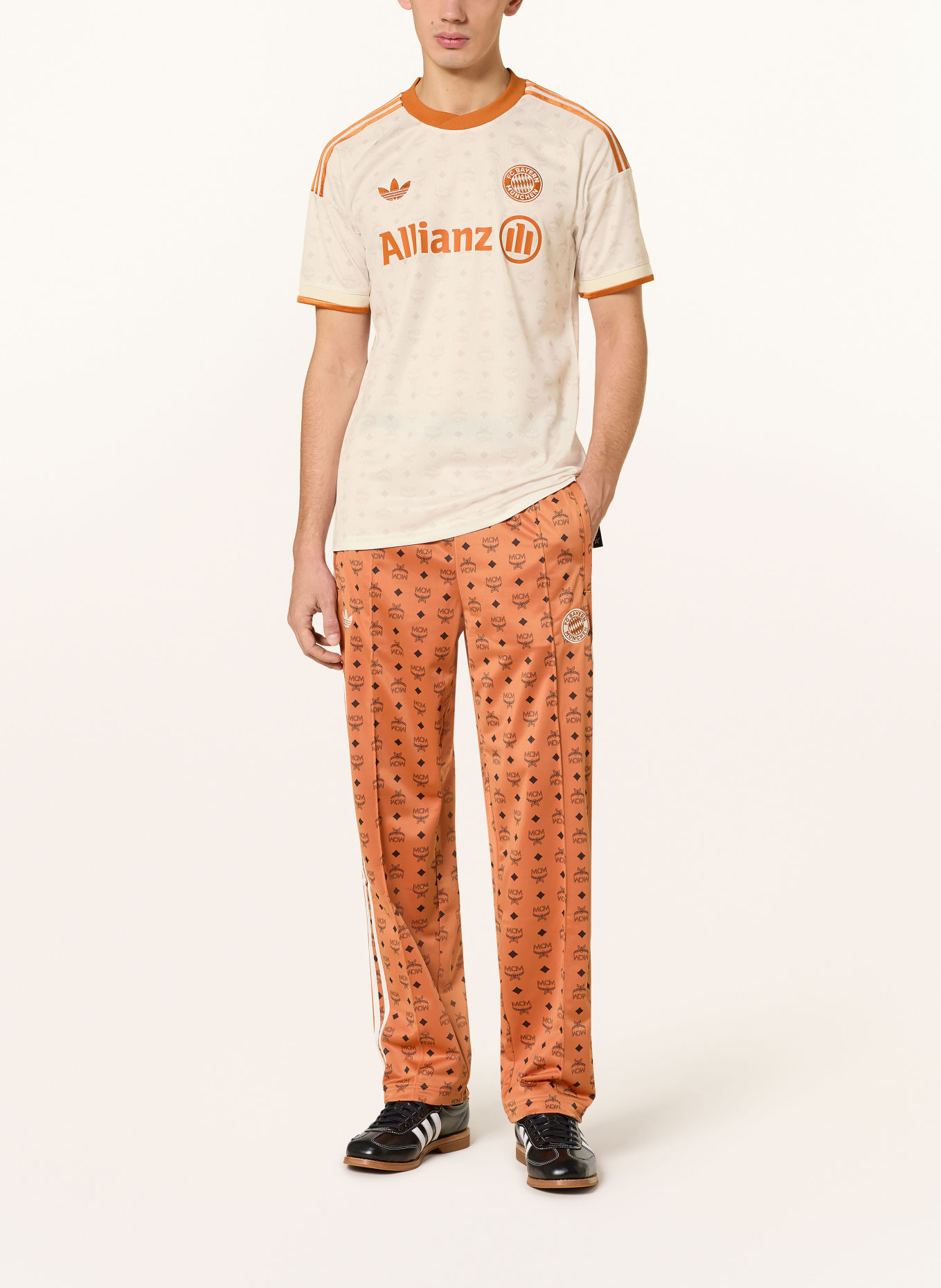 adidas Trikot: CREME / GOLD