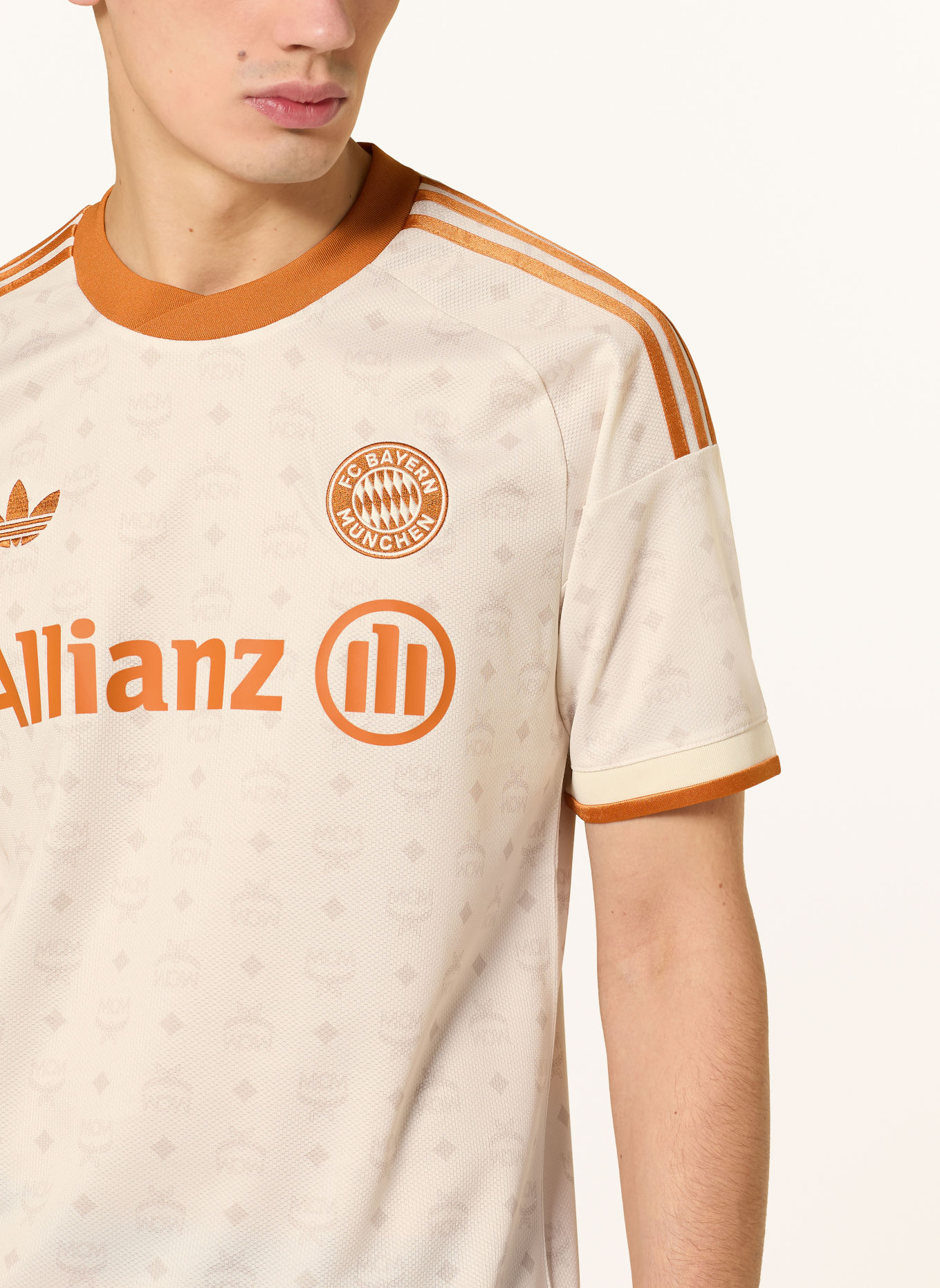 adidas Trikot: CREME / GOLD