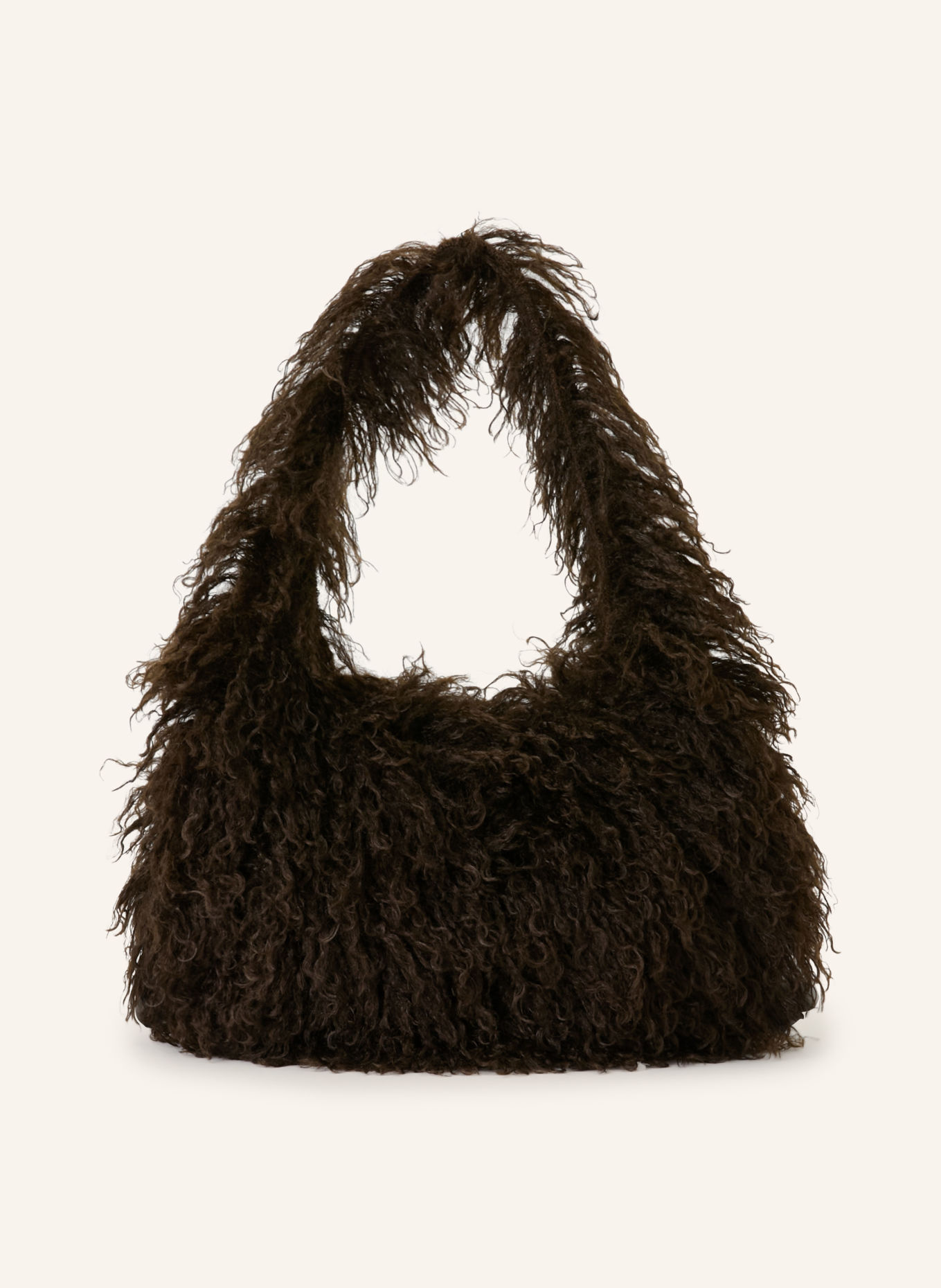 STUDIO AR Sac épaule: MARRON FONCÉ