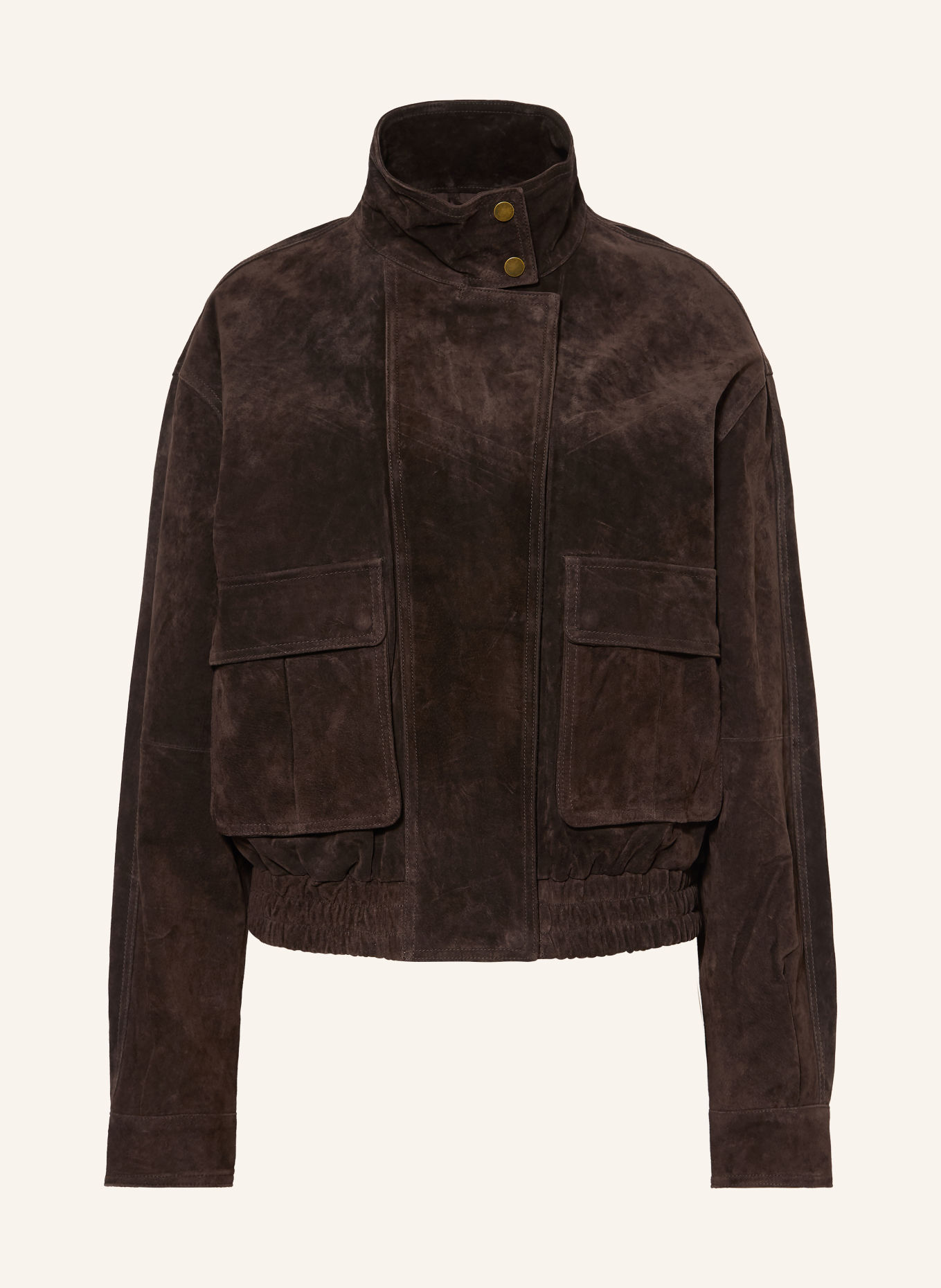 STUDIO AR Lederblouson WILLOW: DUNKELBRAUN