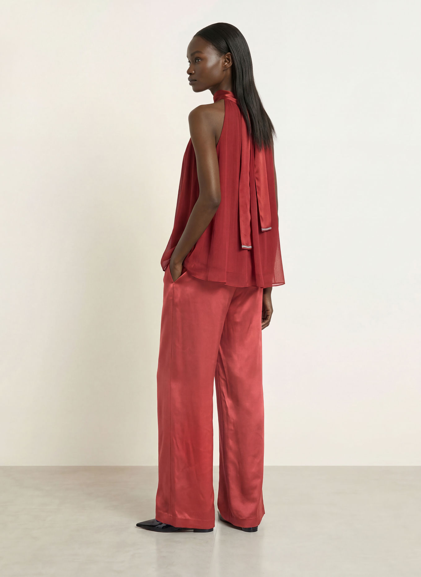 PESERICO Blouse: RED