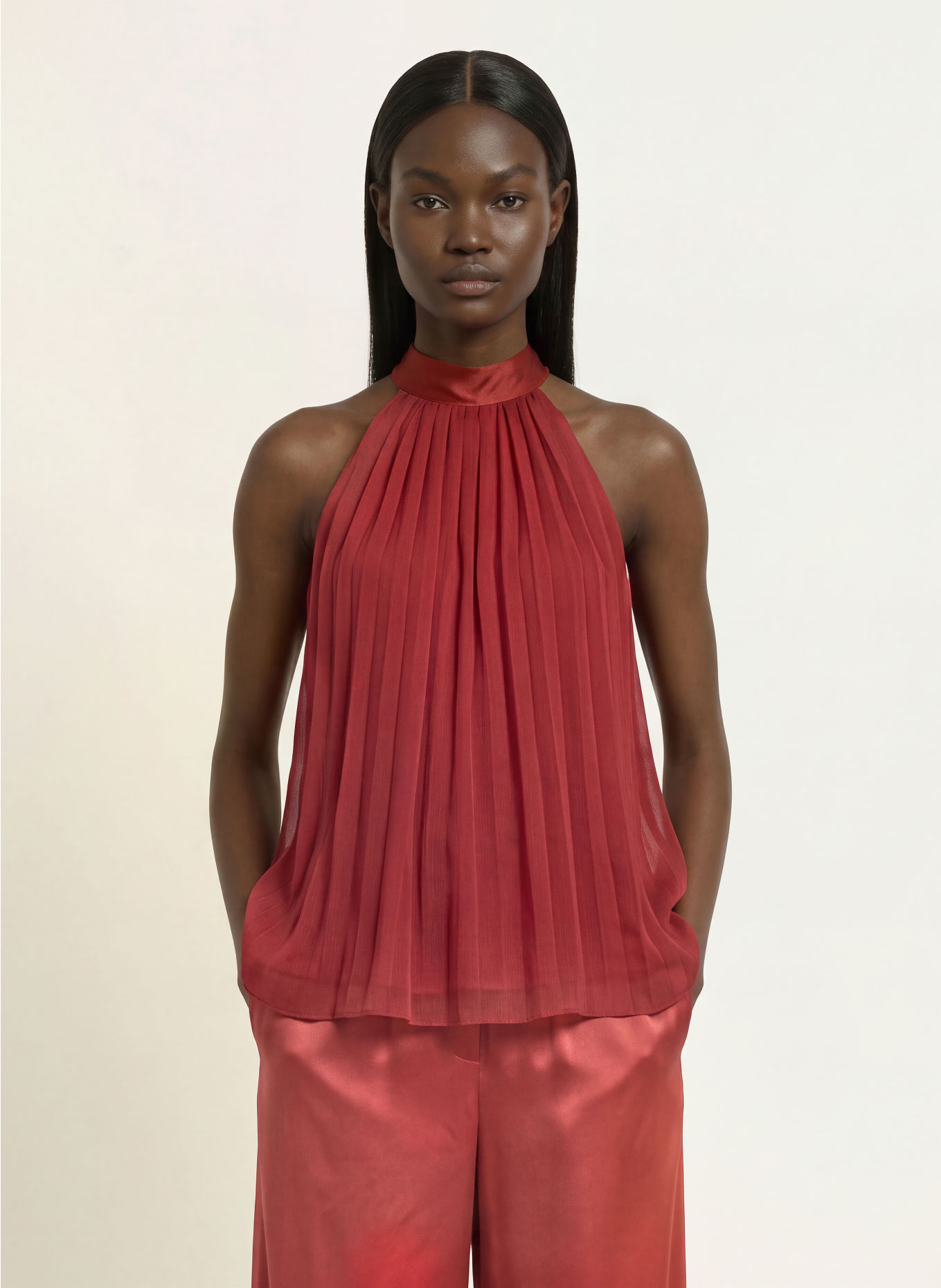 PESERICO Blouse: RED
