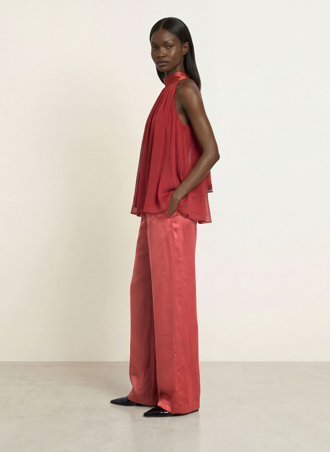 PESERICO Blouse: RED