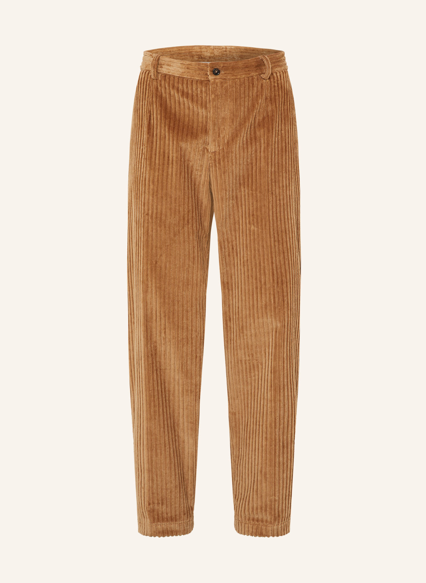 DOLCE & GABBANA Spodnie z sztruksu o kroju slim fit: KONIAKOWY