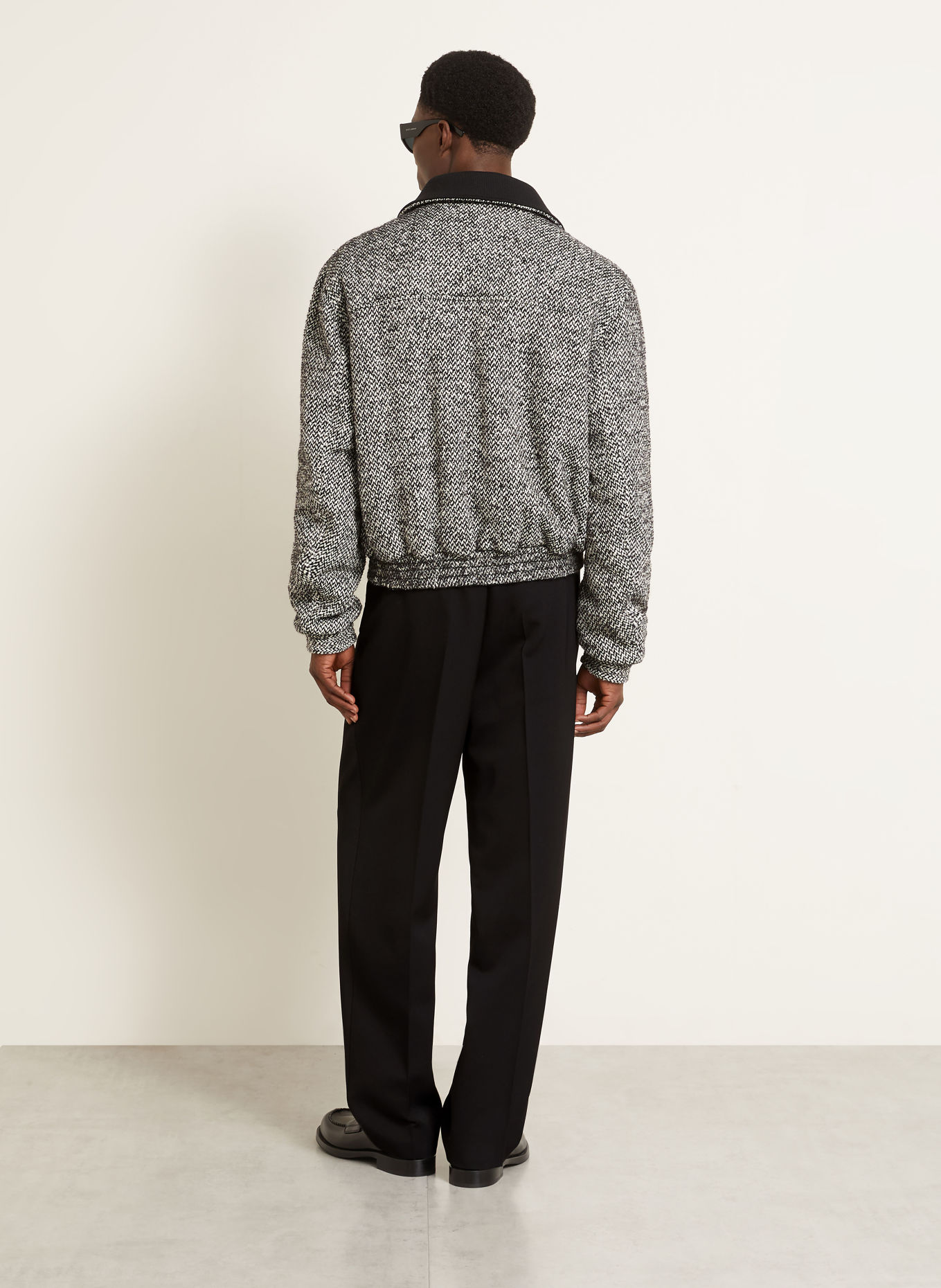 DOLCE & GABBANA Regular-Fit Chinos: BLACK