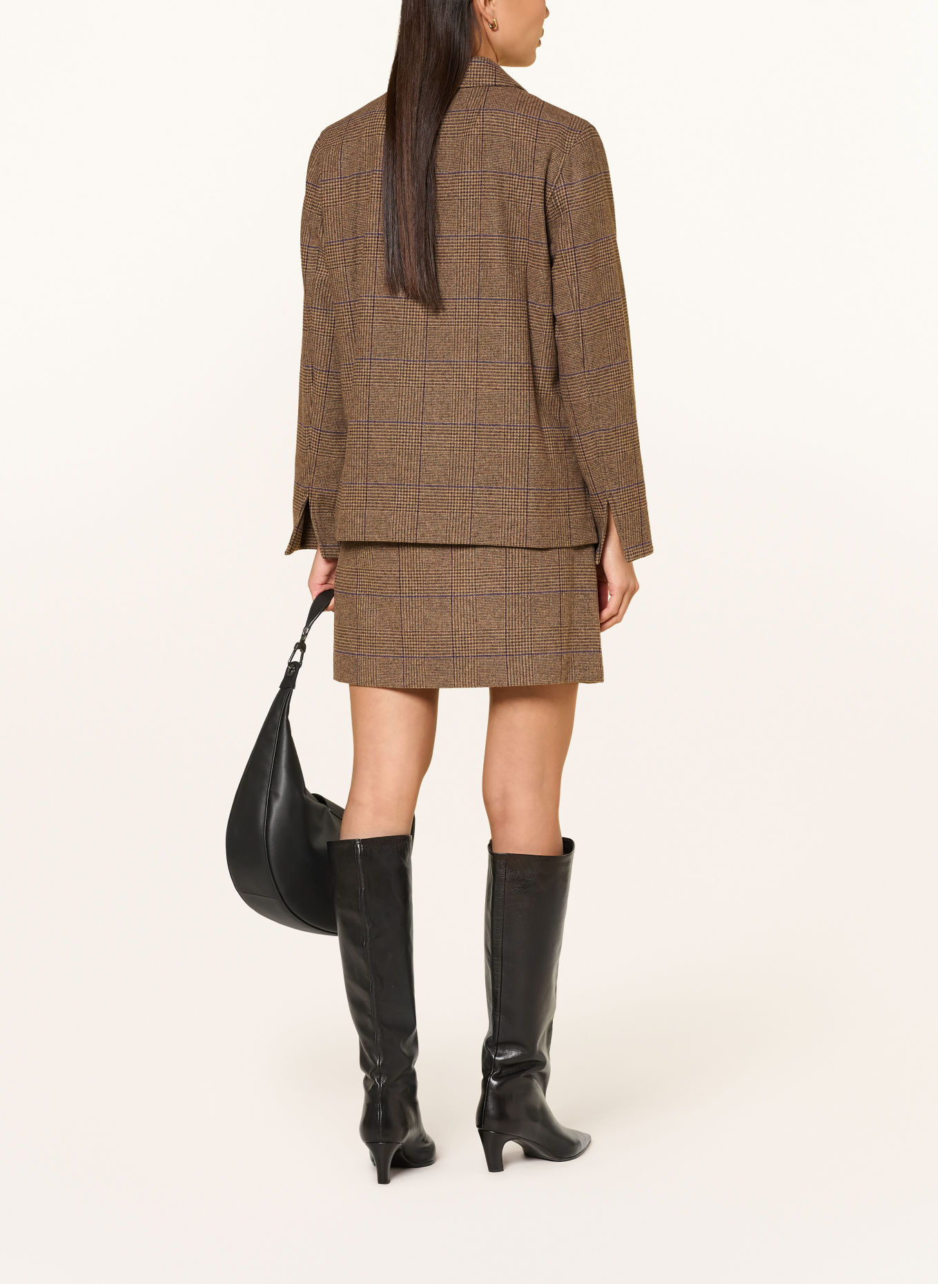 JOOP! JUNA Overshirt: BROWN / LIGHT BROWN / PURPLE