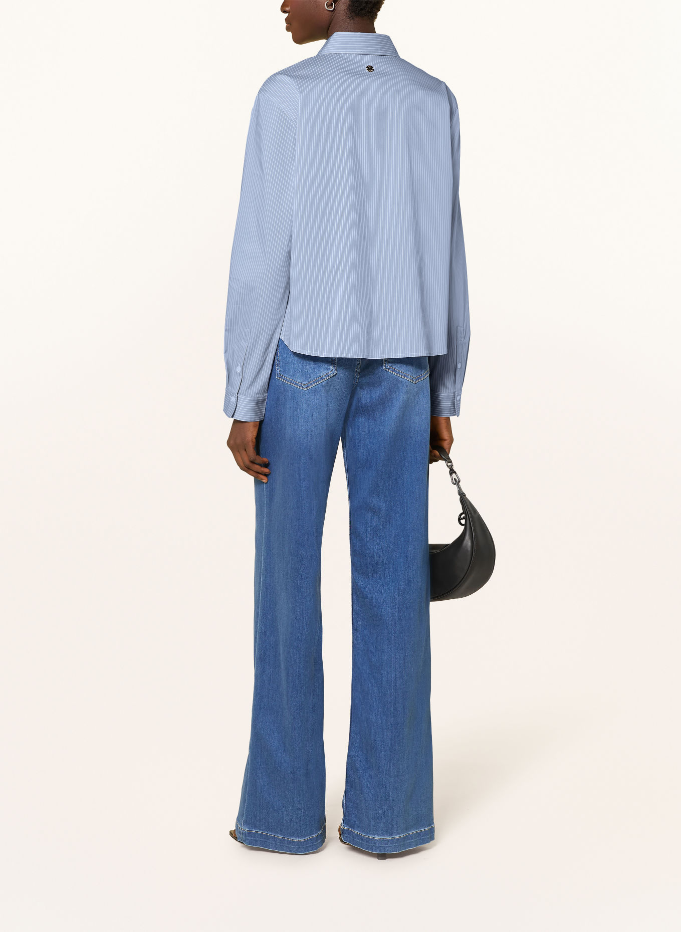 JOOP! BETHANY Blouse: LIGHT BLUE / WHITE