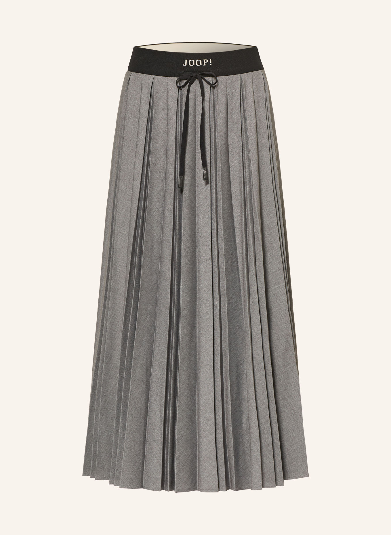 JOOP! SENA Pleated Skirt: GRAY / BLACK