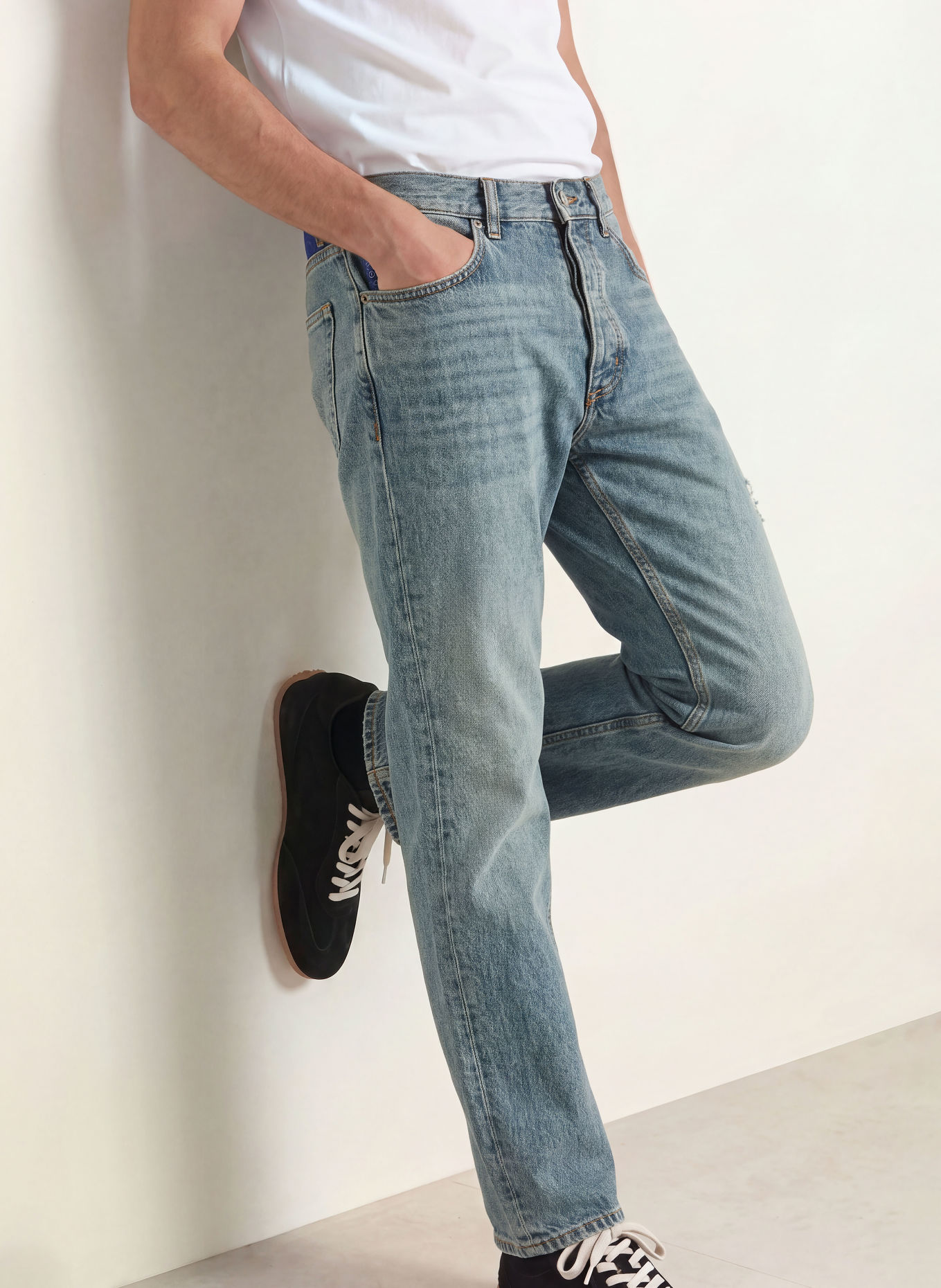 HUGO JONAH Straight-Fit Jeans: 410 NAVY