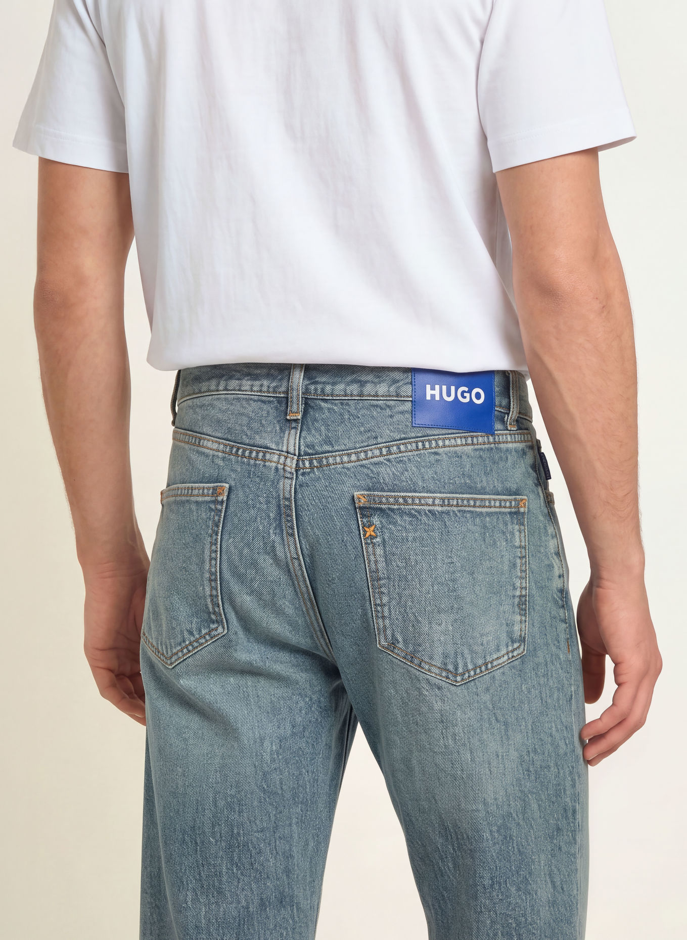 HUGO JONAH Straight-Fit Jeans: 410 NAVY