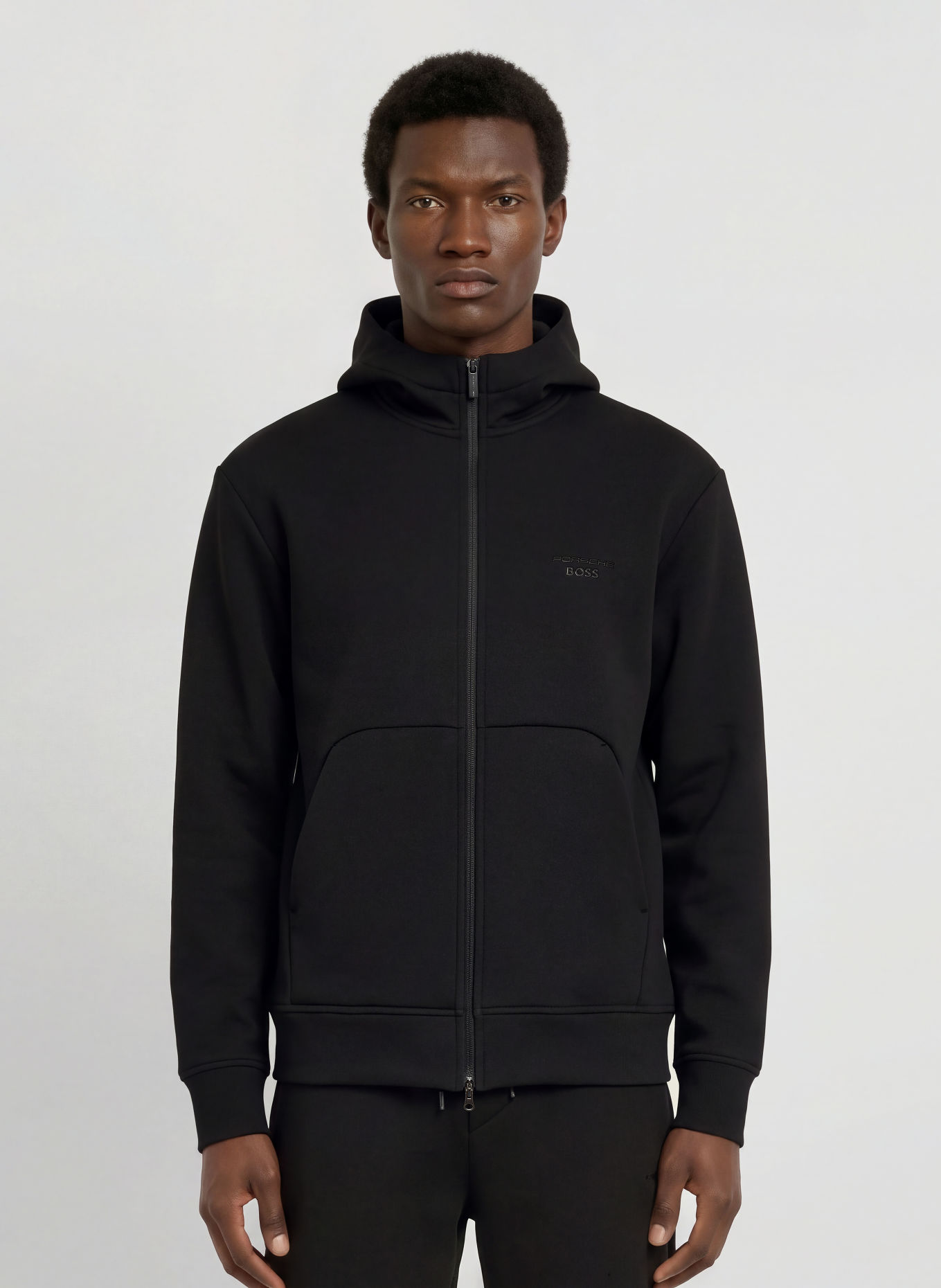 BOSS Sweatjacke ICONS70: SCHWARZ