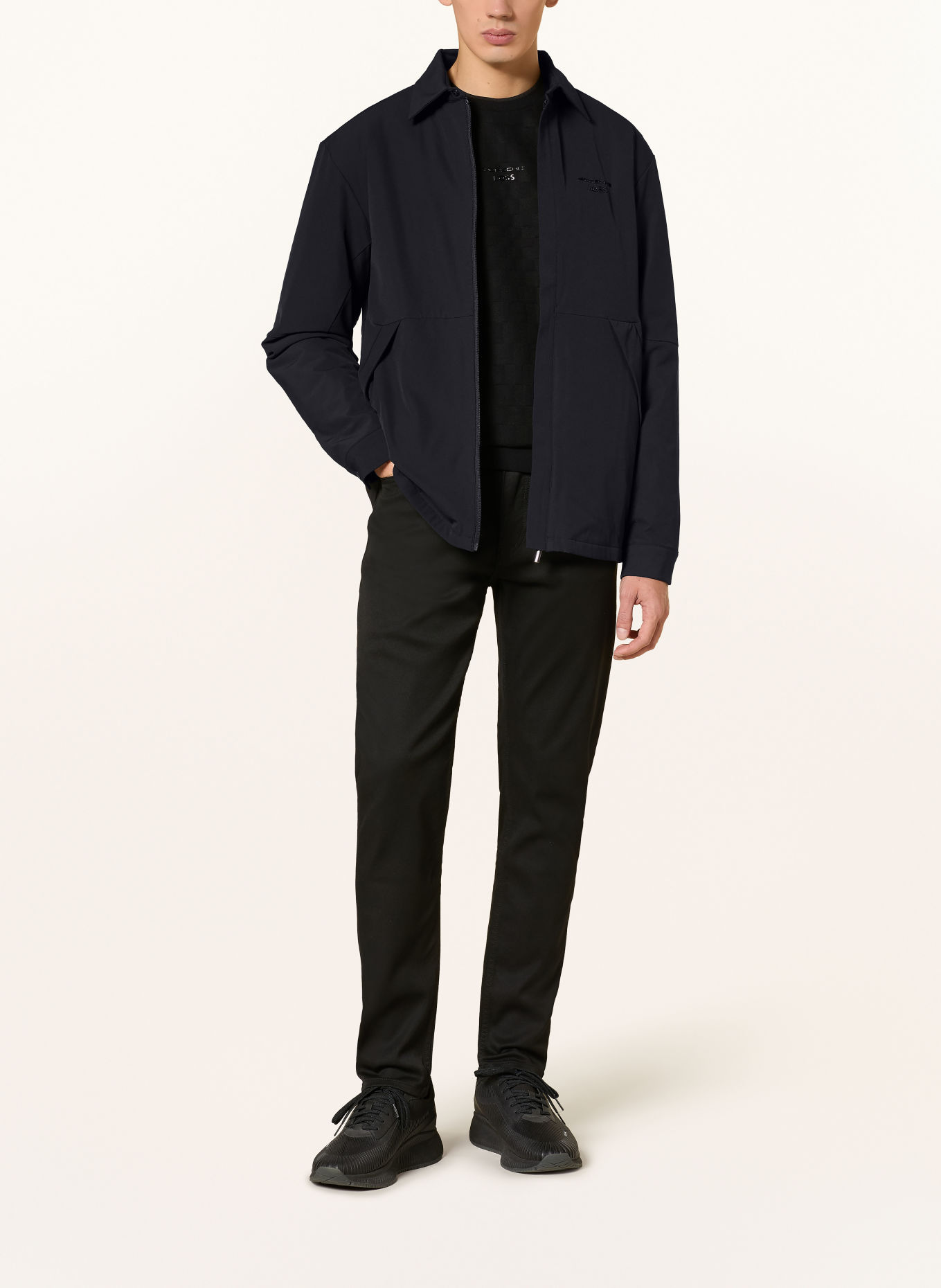 BOSS Overjacket ICONS70: SCHWARZ