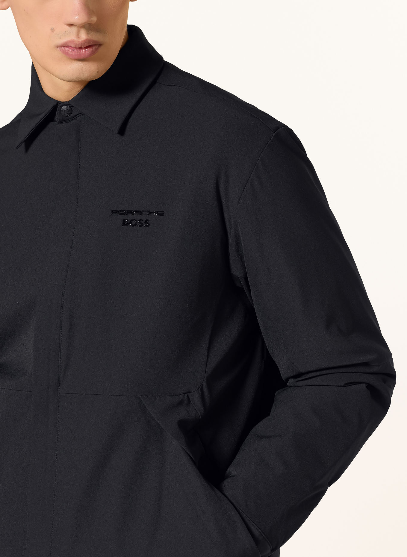 BOSS Overjacket ICONS70: SCHWARZ