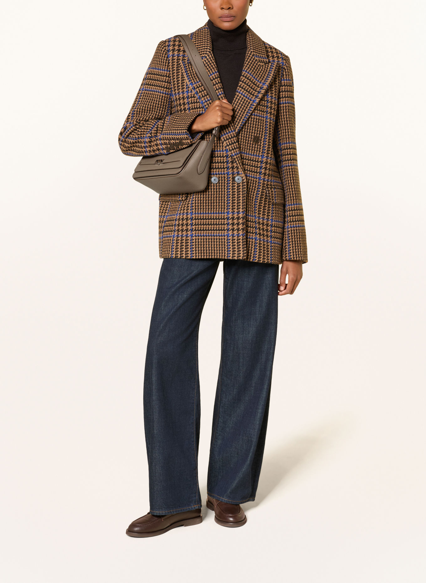 DEMELLIER THE NEW YORK Crossbody Bag: TAUPE