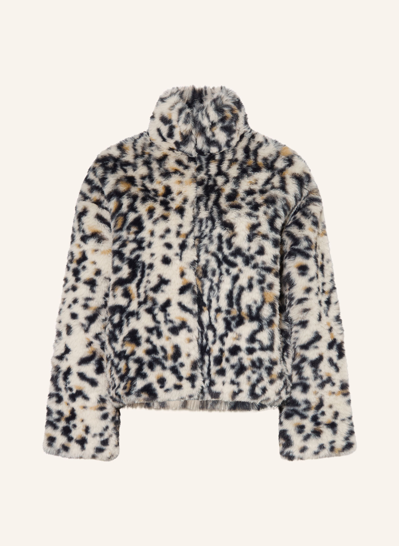JOOP! JEANS ORISHA Faux Fur Jacket: ECRU / BEIGE / BLACK