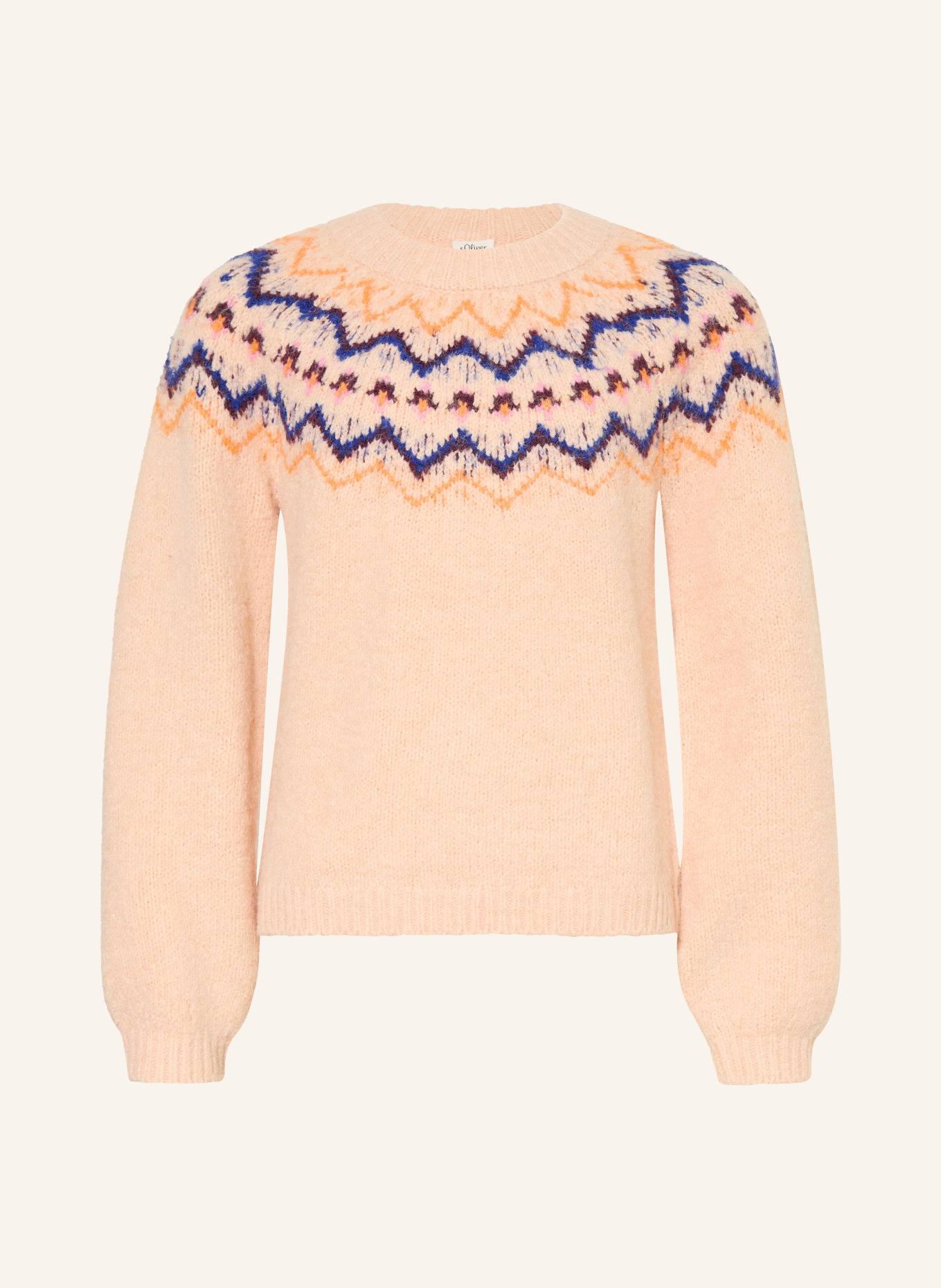 s.Oliver RED Pull: ORANGE CLAIR / LILAS FONCÉ / BLEU