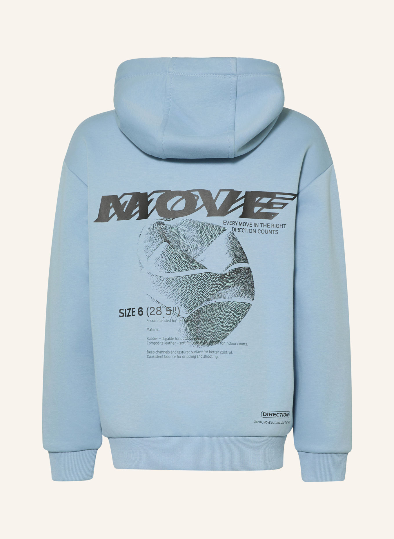 s.Oliver RED Hoodie: HELLBLAU / SCHWARZ