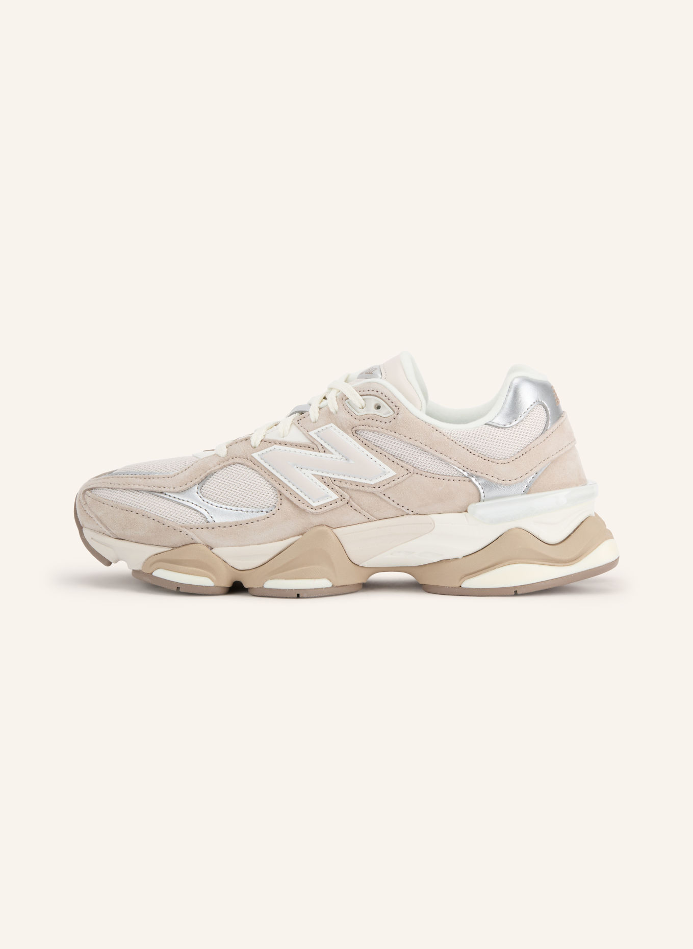 new balance Sneakers 9060: BEIGE / ZILVER / LICHTGRIJS