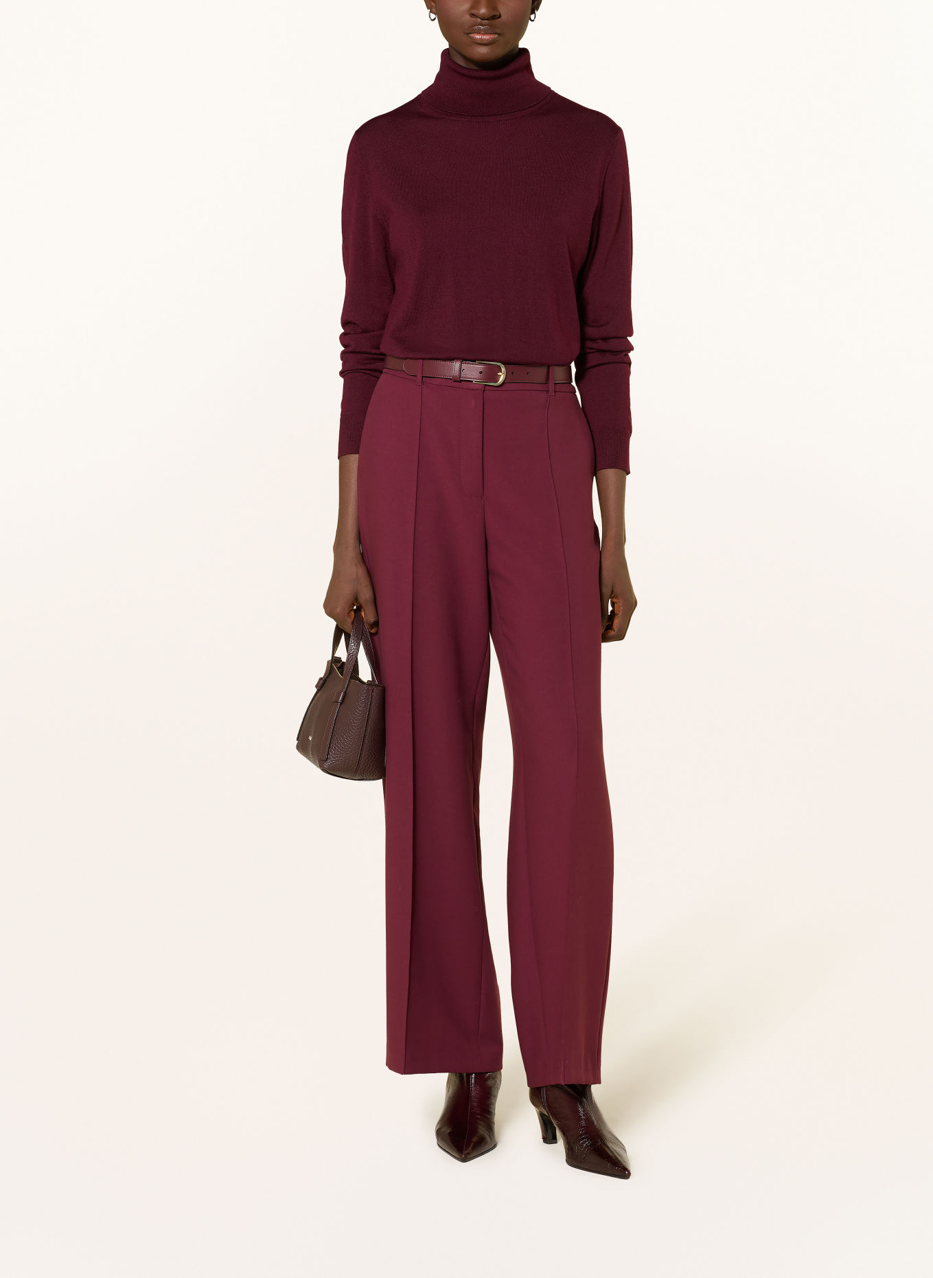 s.Oliver BLACK LABEL Marlene-broek: DONKERPAARS