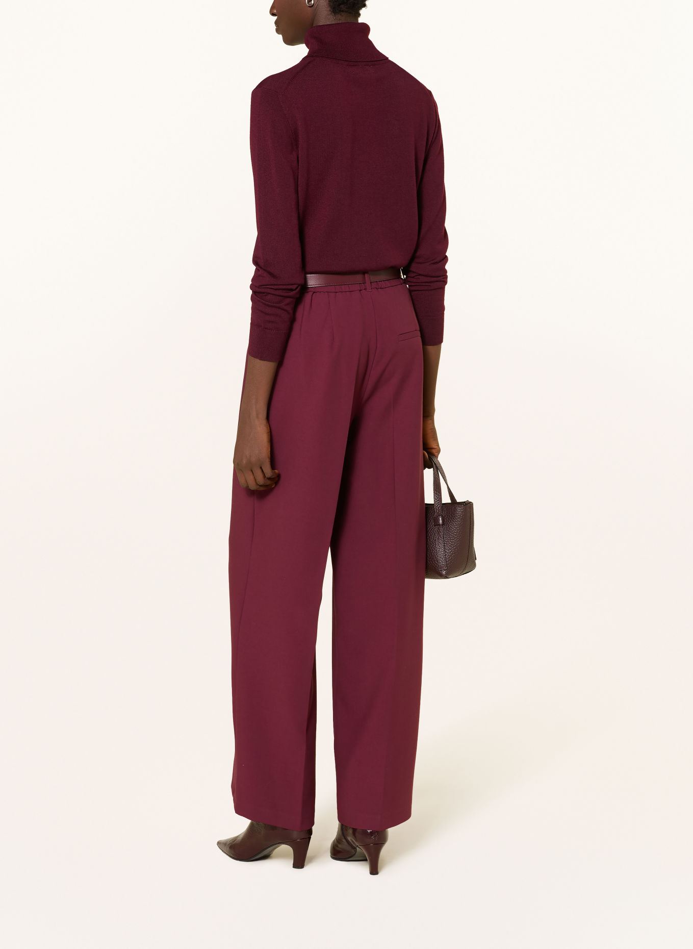 s.Oliver BLACK LABEL Marlene-broek: DONKERPAARS