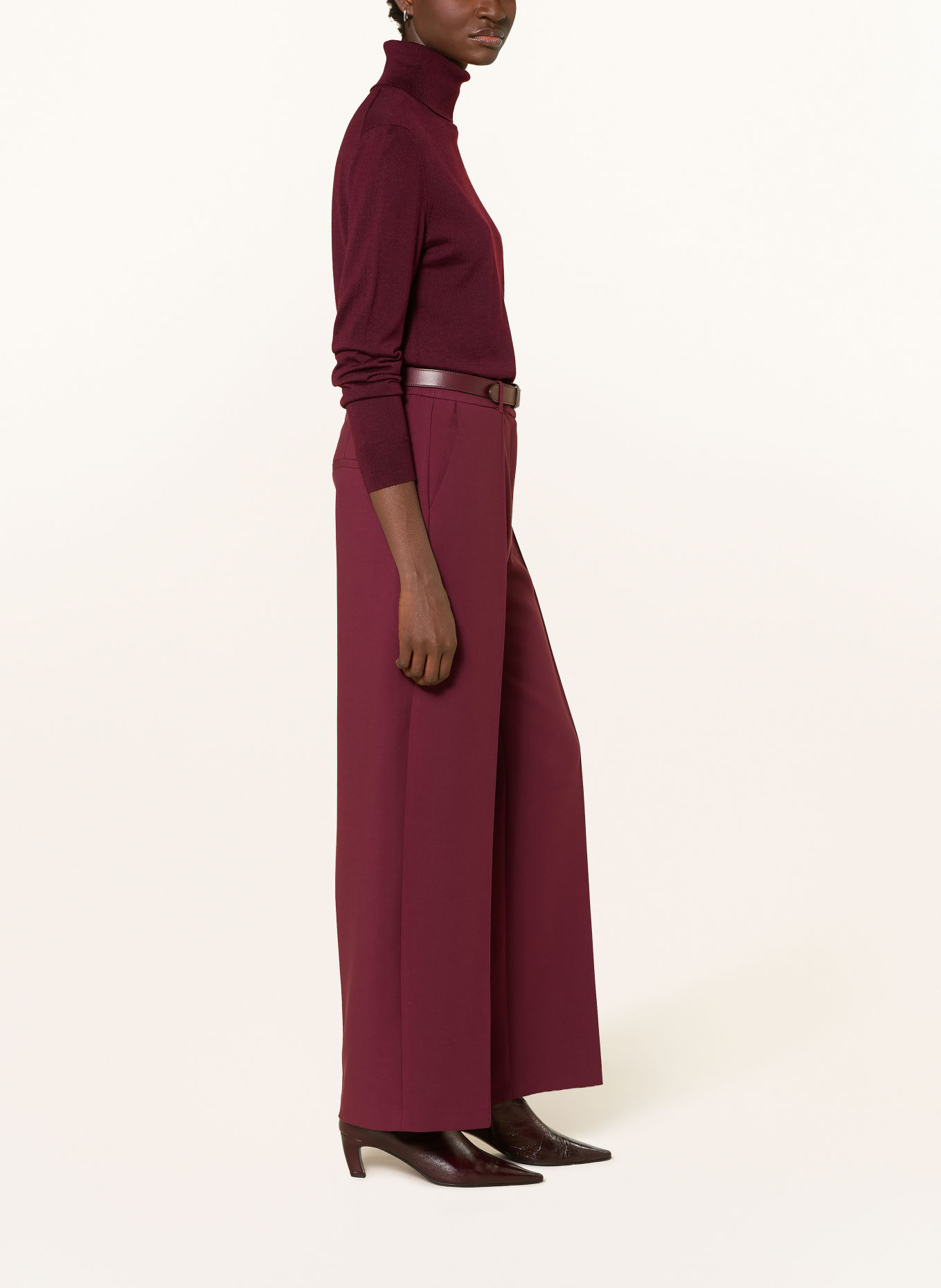 s.Oliver BLACK LABEL Marlene-broek: DONKERPAARS