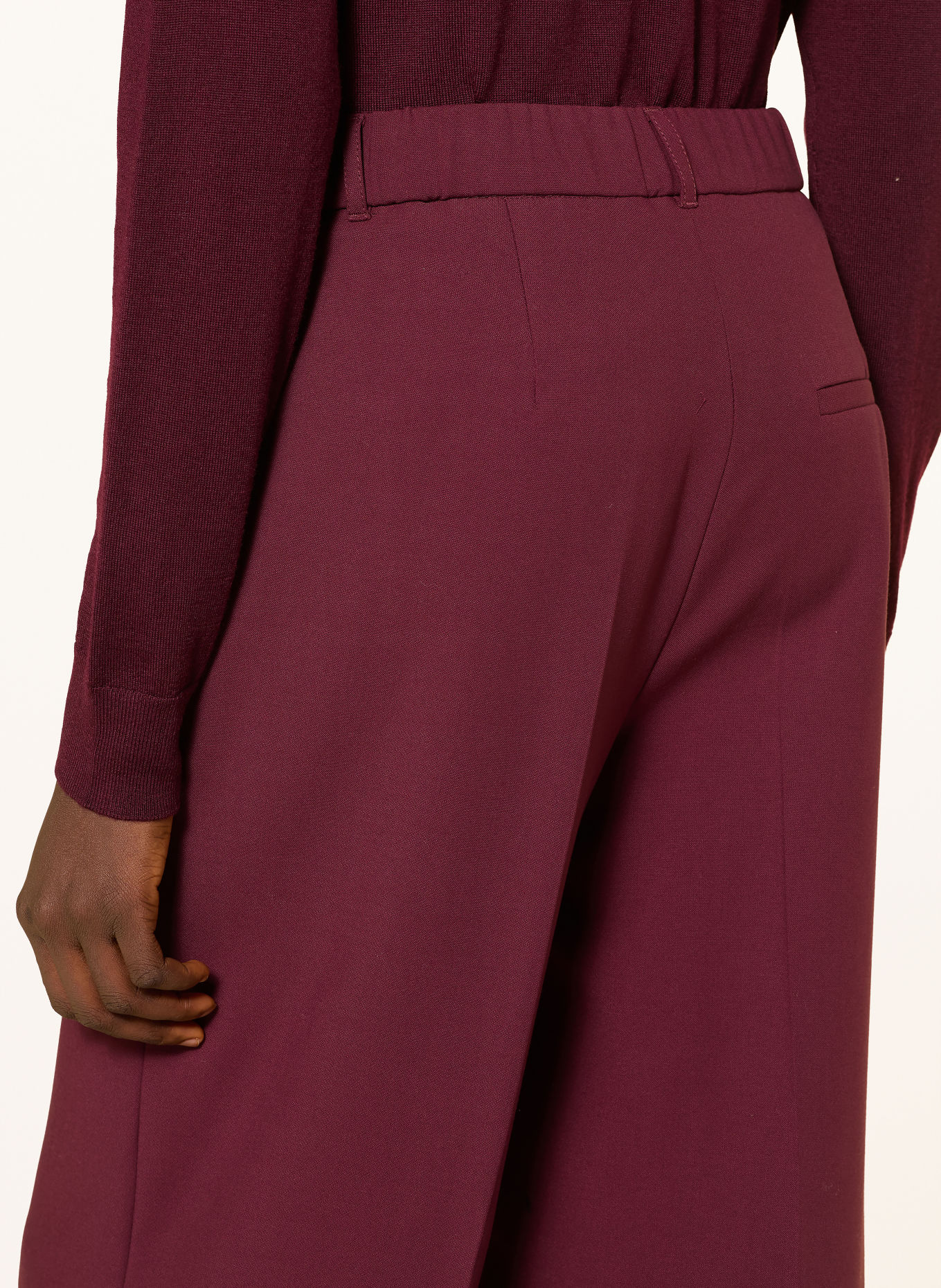 s.Oliver BLACK LABEL Marlene-broek: DONKERPAARS