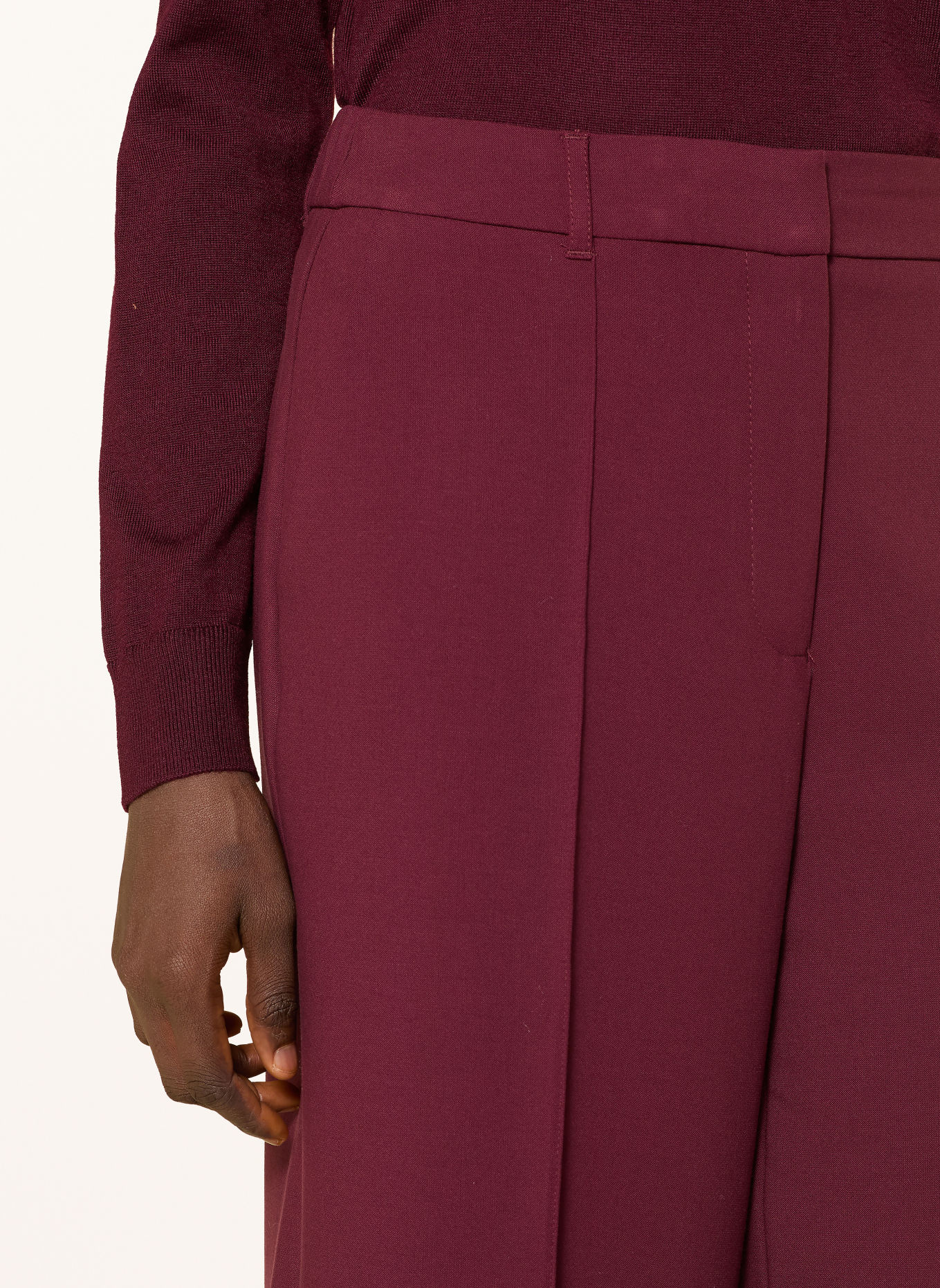 s.Oliver BLACK LABEL Marlene-broek: DONKERPAARS