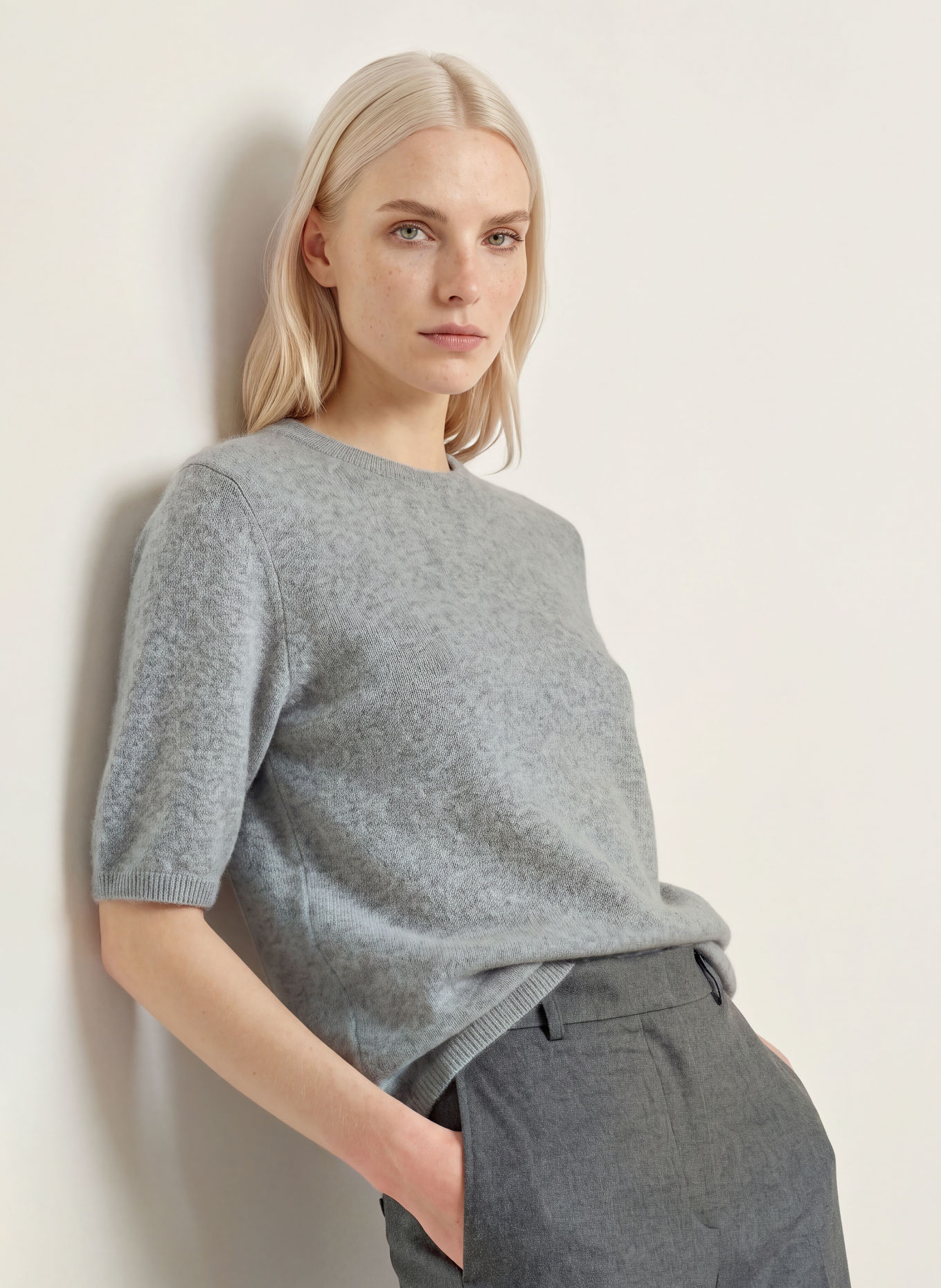 COMMA Knit shirt: GRAY