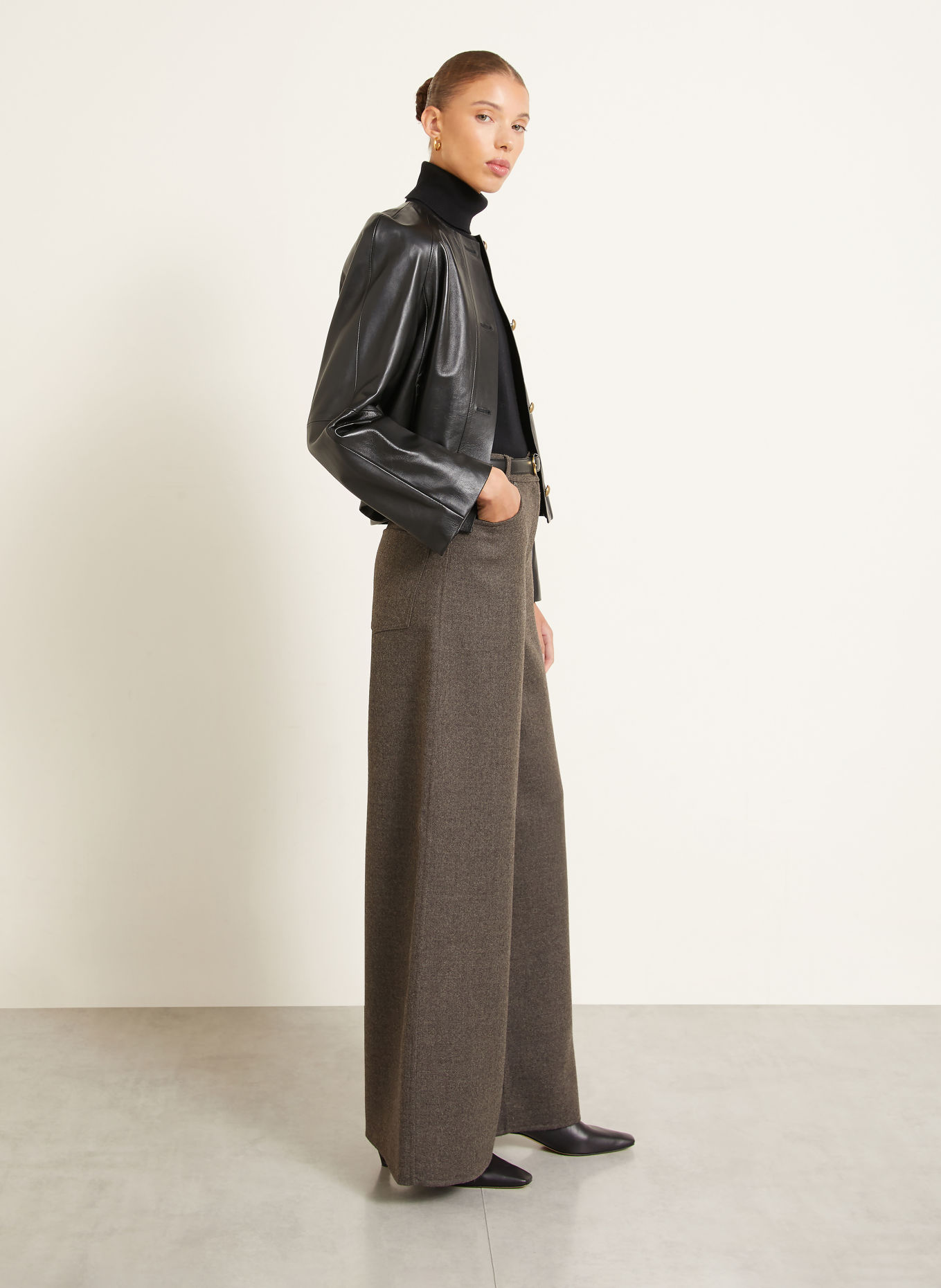 Max Mara Marlene-bukser GENNAIO: MØRKEGRÅ