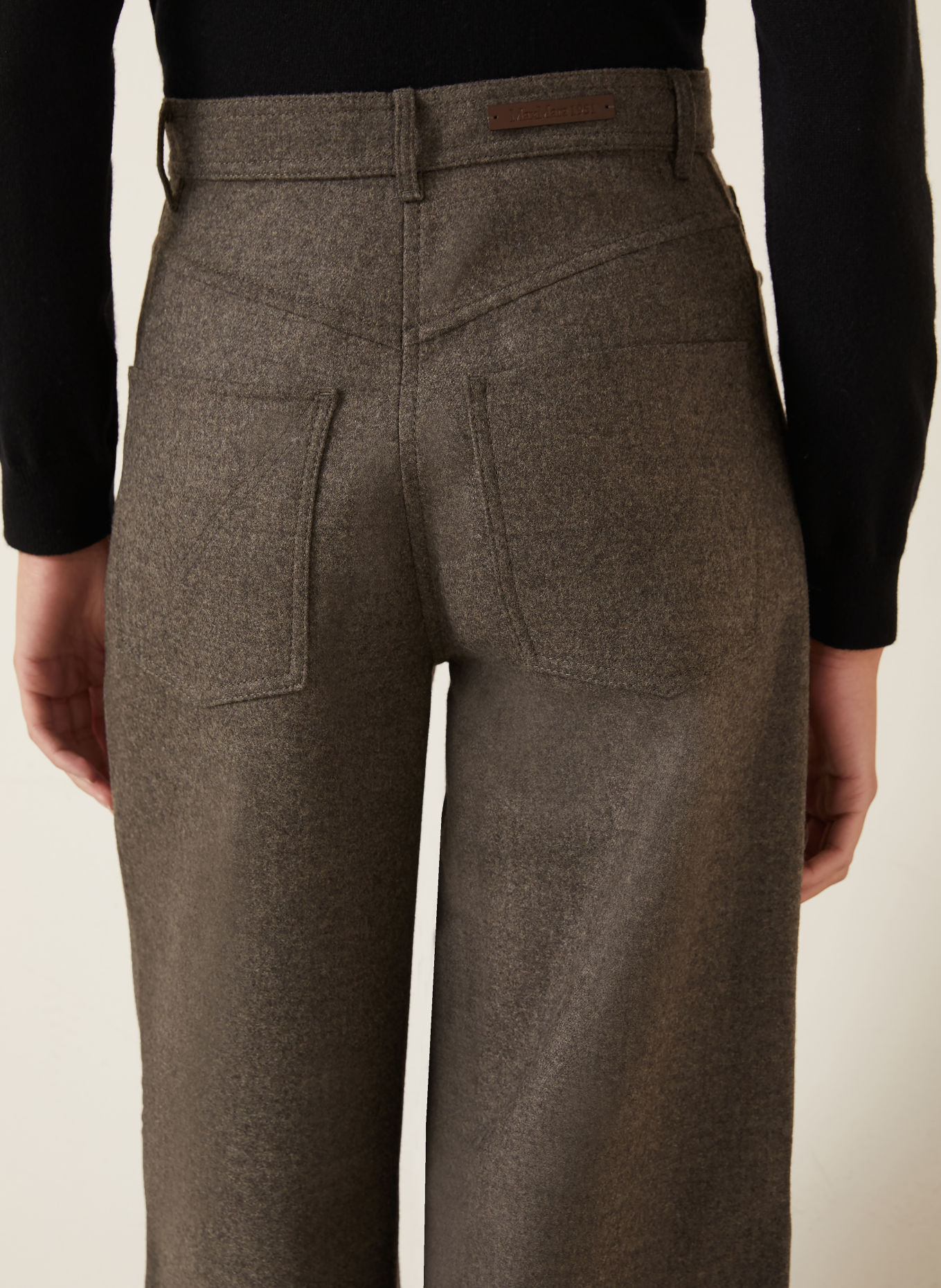 Max Mara Marlene-bukser GENNAIO: MØRKEGRÅ