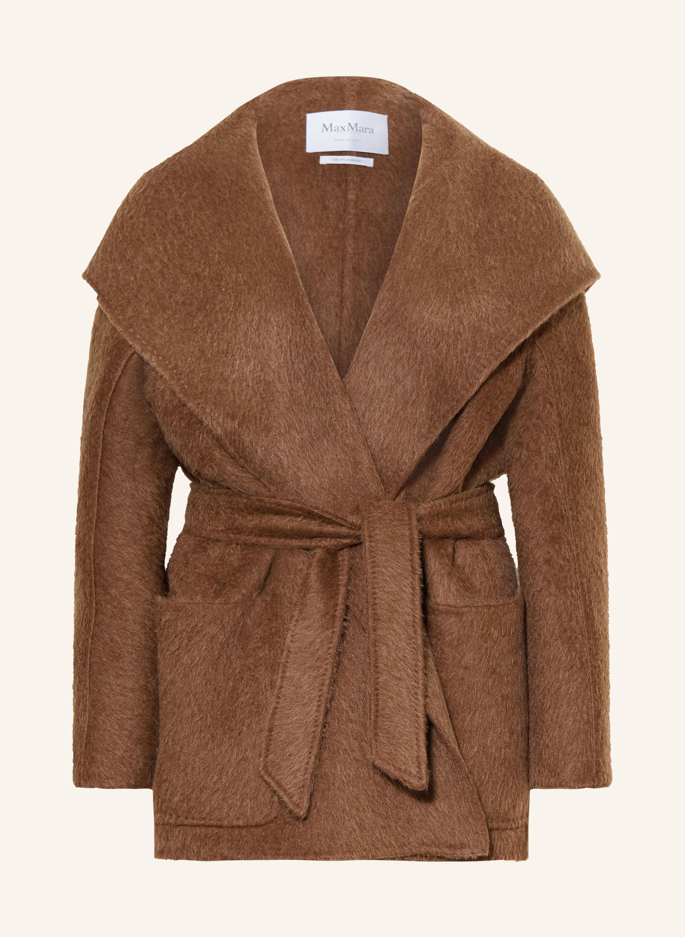 Max Mara Mantel GOLF mit Kamelhaar: HELLBRAUN