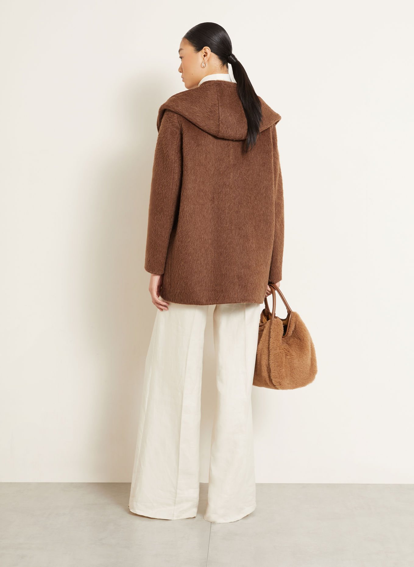 Max Mara Mantel GOLF mit Kamelhaar: HELLBRAUN