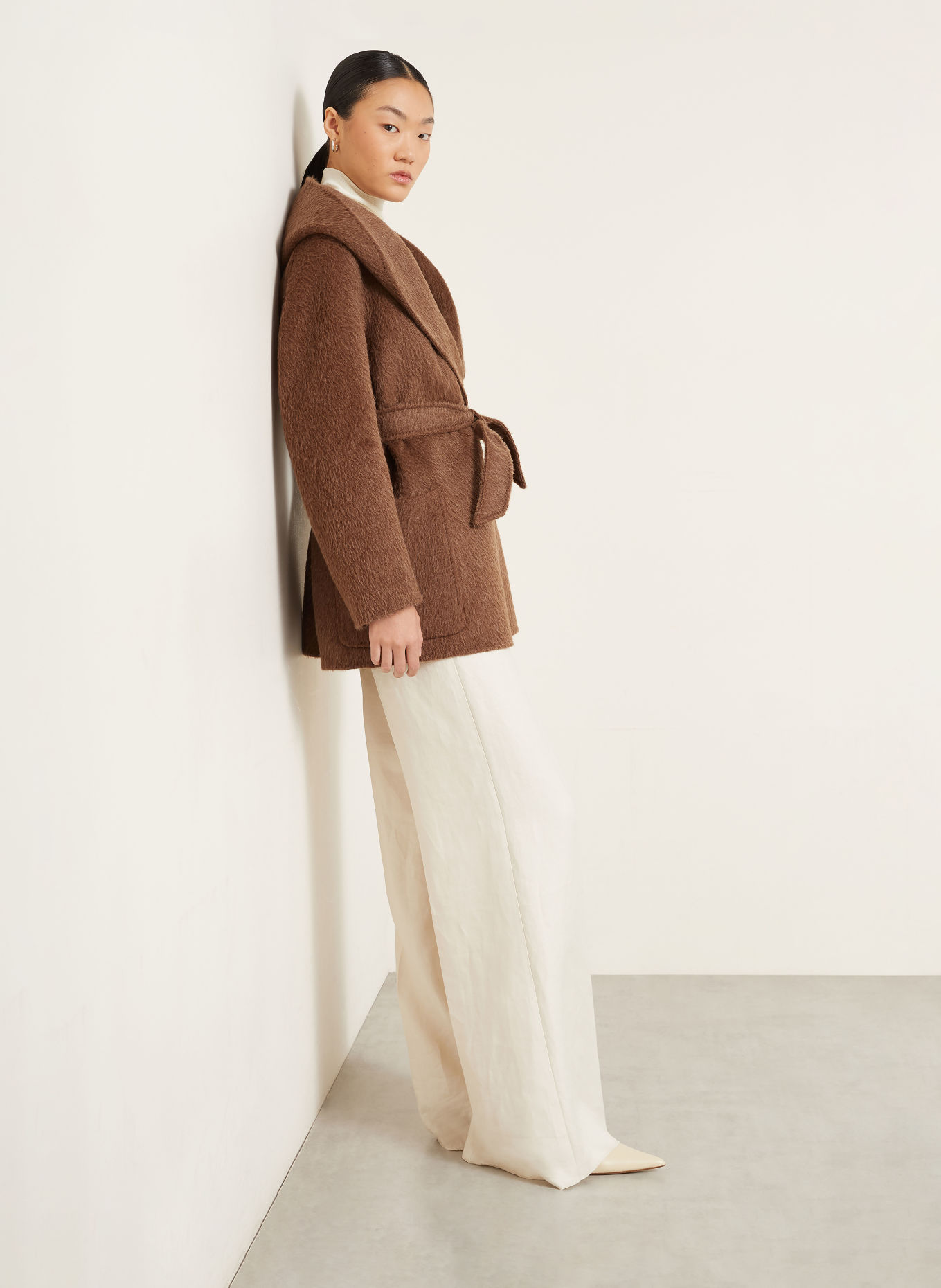 Max Mara Mantel GOLF mit Kamelhaar: HELLBRAUN